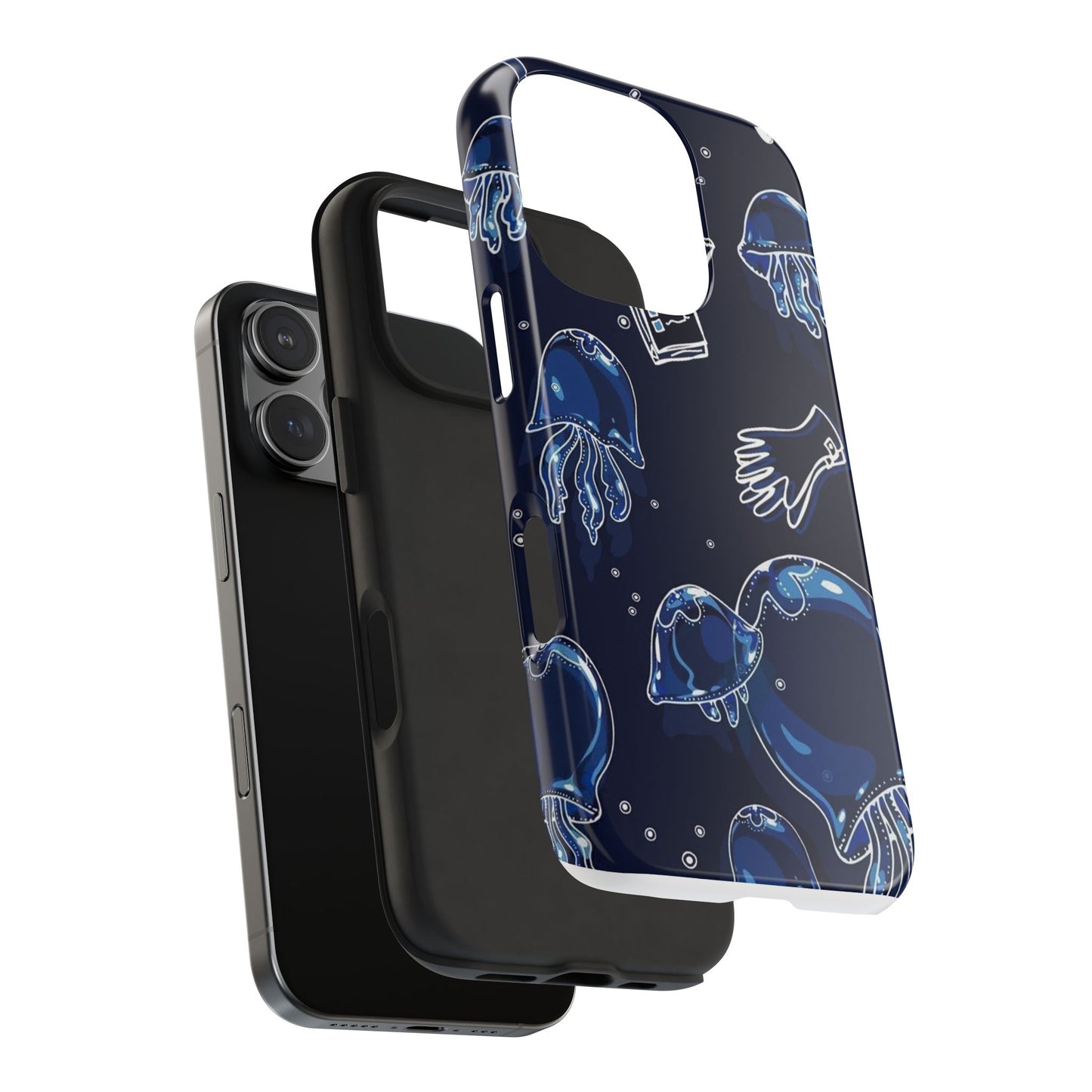 Fundas resistentes para teléfono inspiradas en el océano: diseño de medusas para amantes del mar