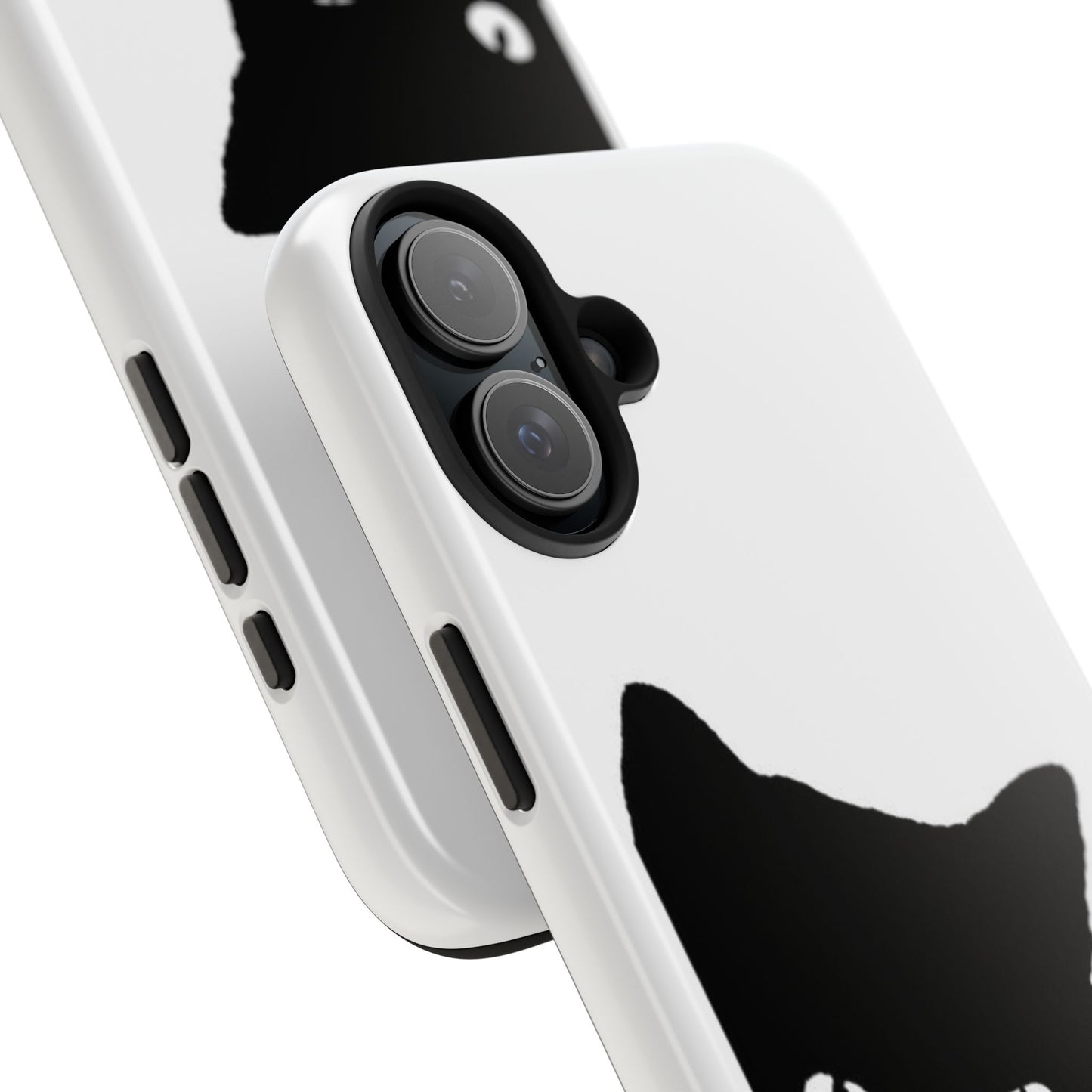 Funda resistente para teléfono Black Cat: protección duradera con un diseño divertido