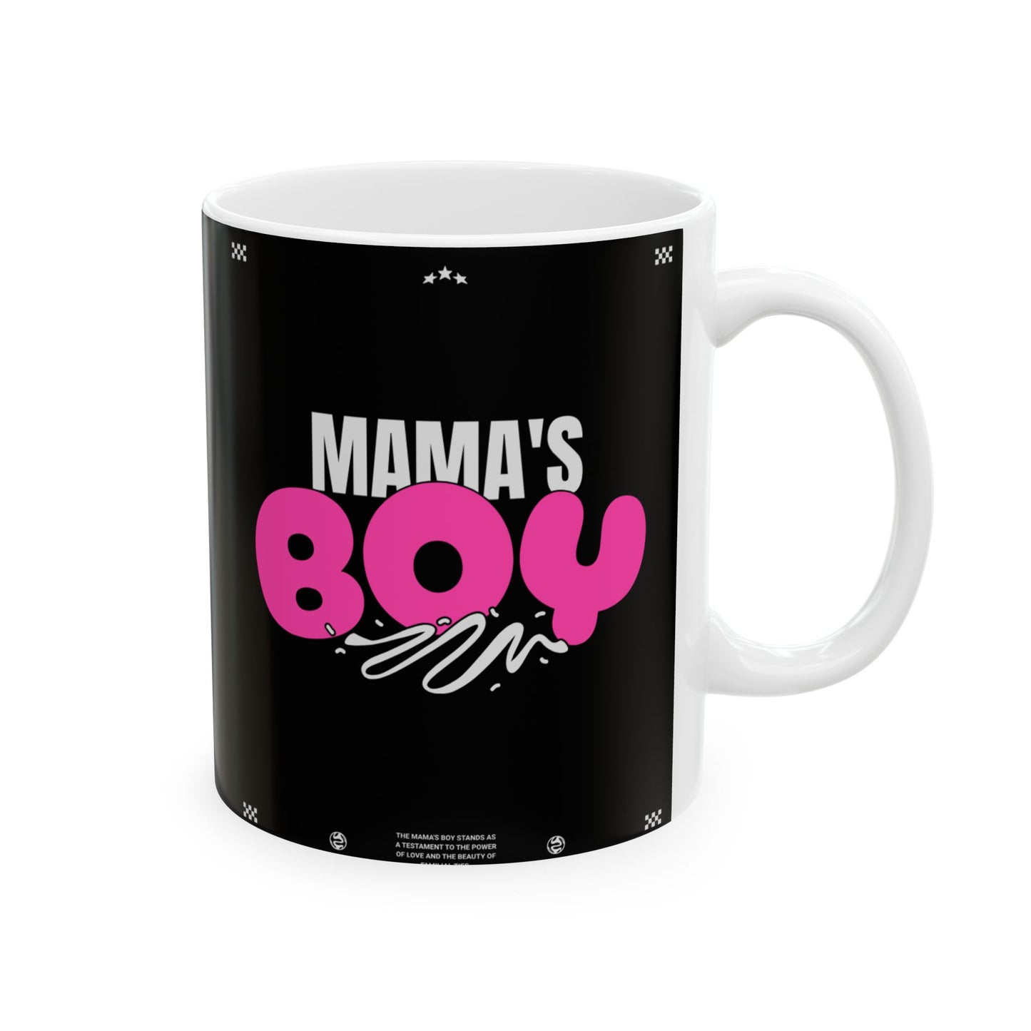 Taza de cerámica "Mama's Boy": regalo ideal para el Día de la Madre o cumpleaños