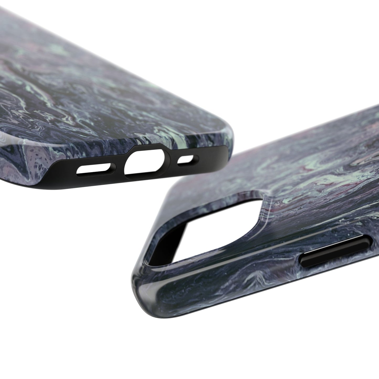 Funda resistente con diseño de mármol: protección elegante para el día a día