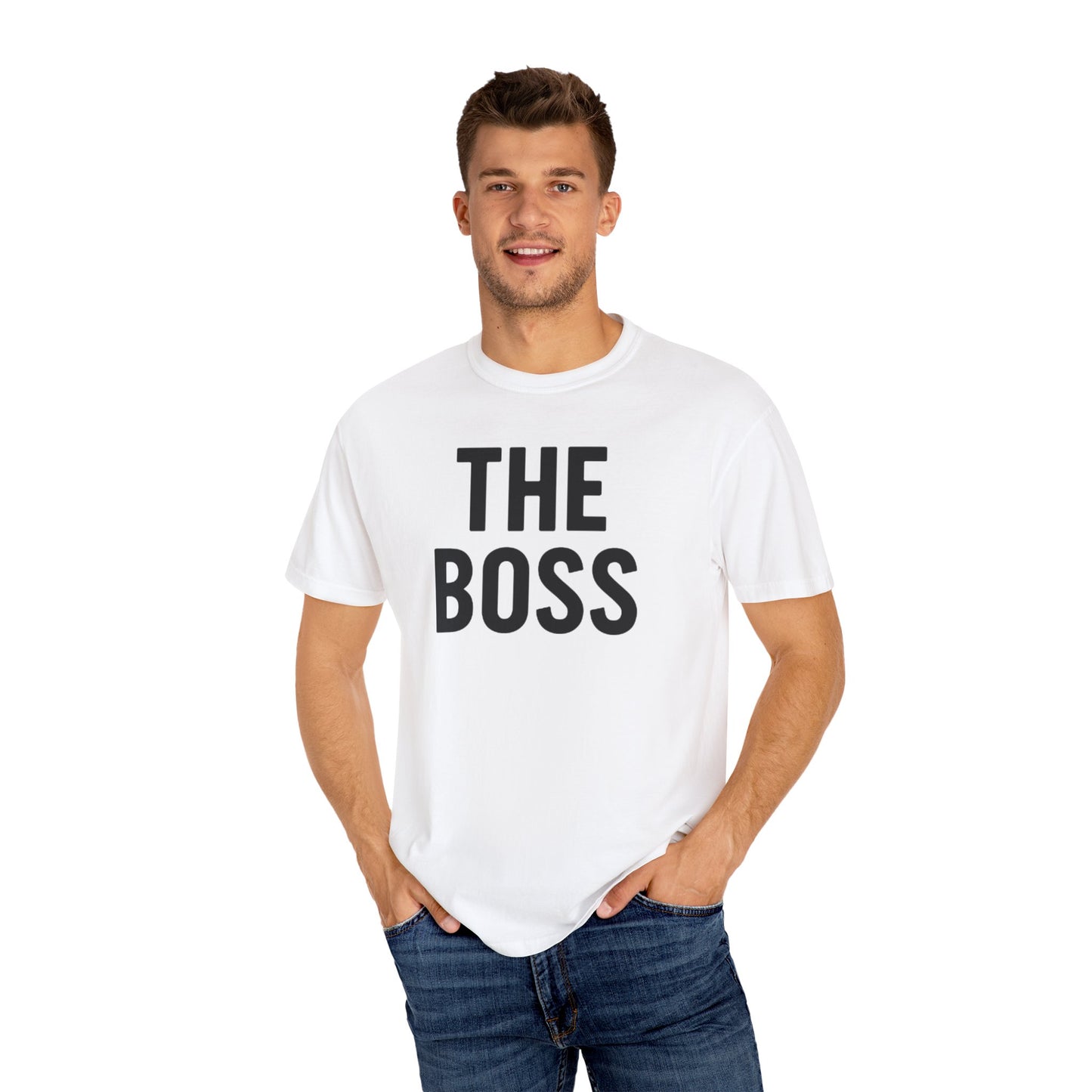 Boss T-Shirt | Unisex Garment-Dyed Tee for Leaders | Ideal Gift for Boss's Day