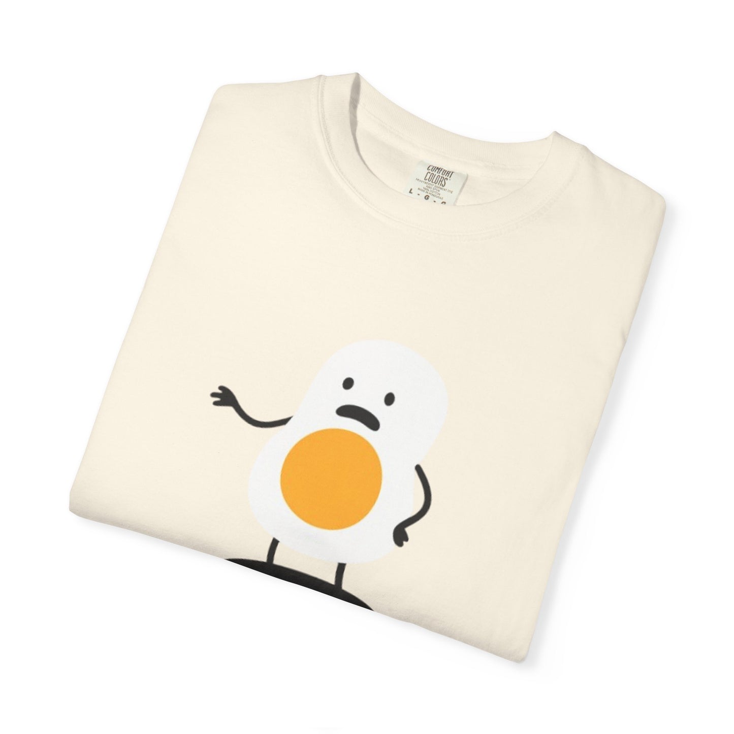 Funny Egg Graphic Unisex T-Shirt, Humorous Gift for Food Lovers, Casual Wear, Kitchen Aesthetic, Perfect for Birthdays or Brunch