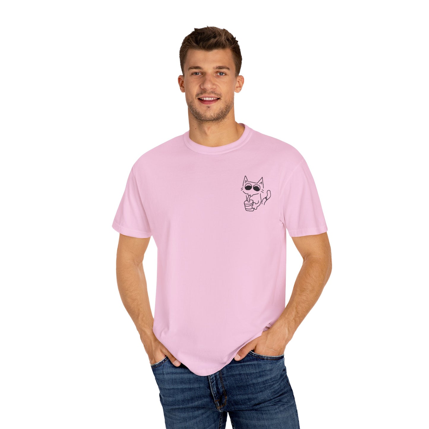 Camiseta gráfica unisex - Gato divertido