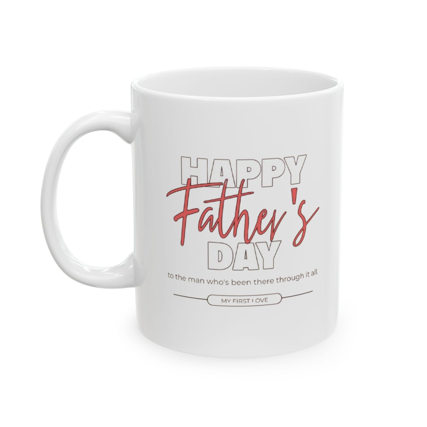 Funny Happy Mug - Perfect Gift for Father's Day | Ceramic Coffee Cups