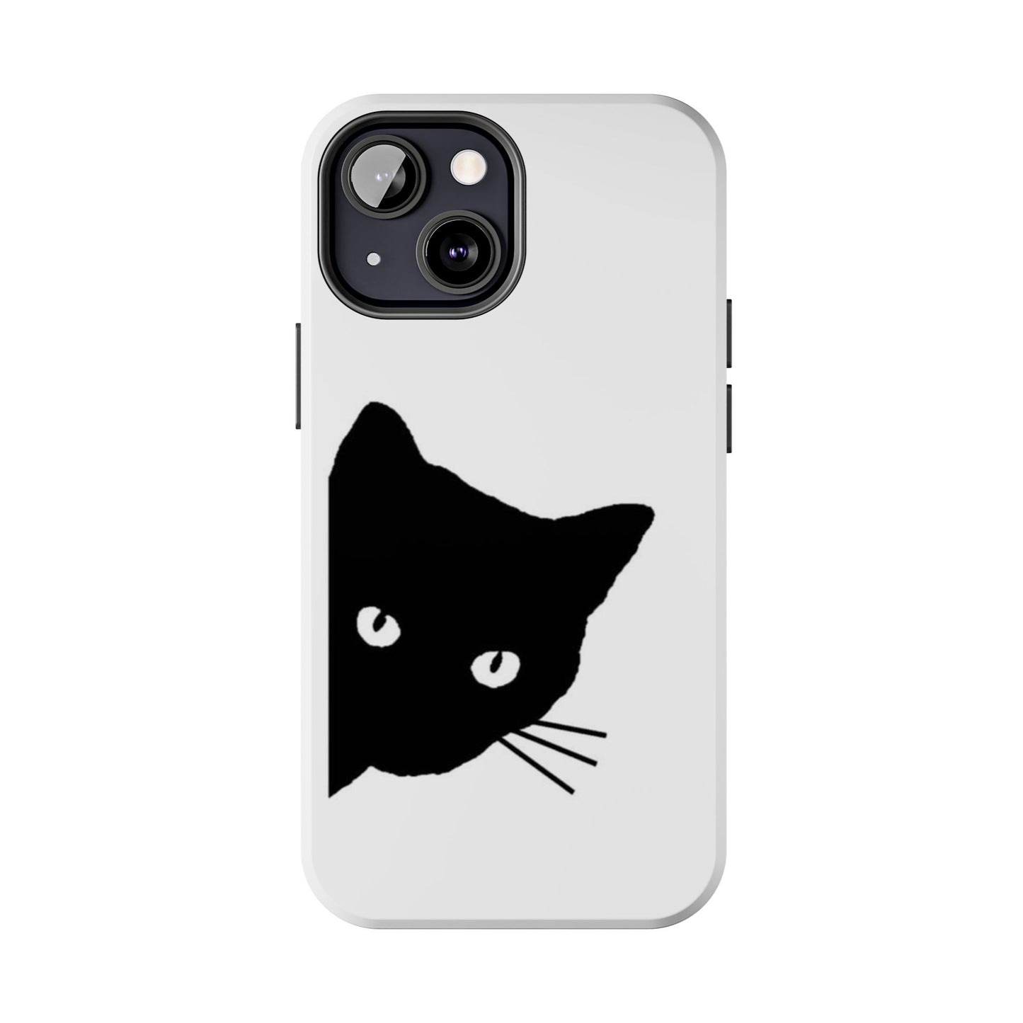 Funda resistente para teléfono Black Cat: protección duradera con un diseño divertido
