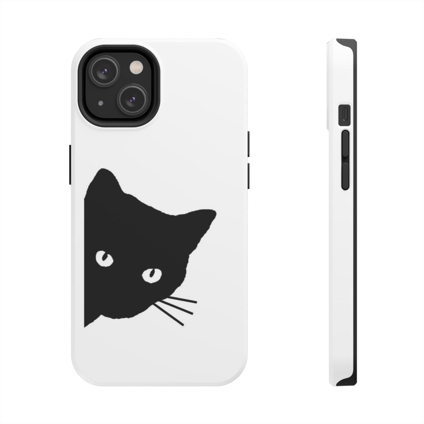 Funda resistente para teléfono Black Cat: protección duradera con un diseño divertido