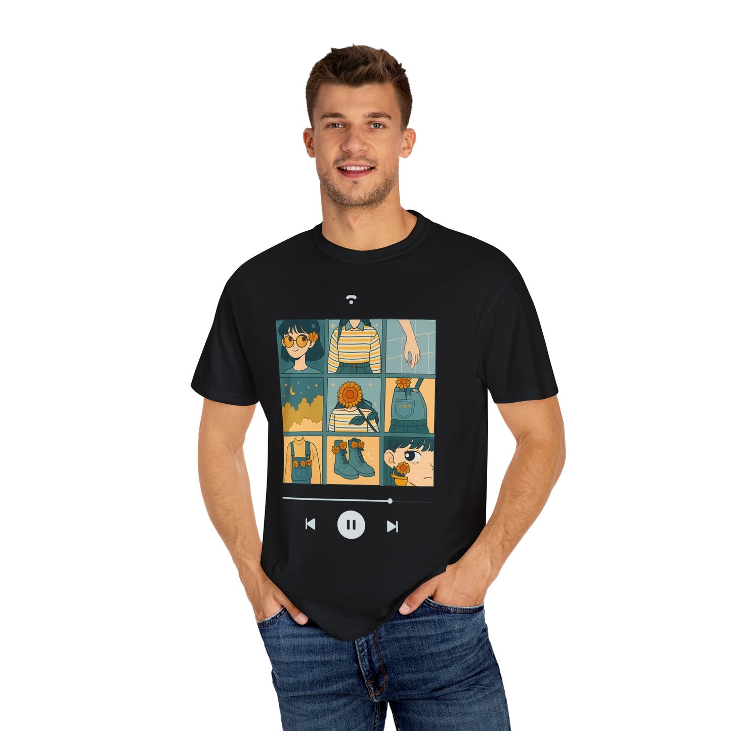 Trendy Unisex Garment-Dyed T-Shirt