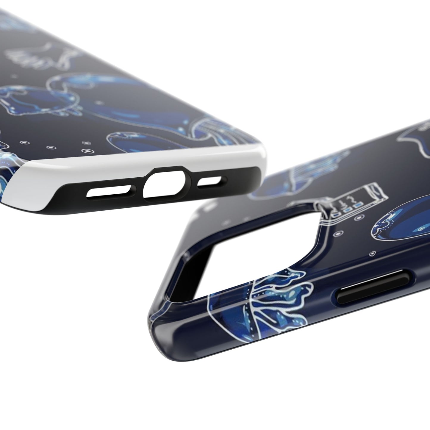 Fundas resistentes para teléfono inspiradas en el océano: diseño de medusas para amantes del mar