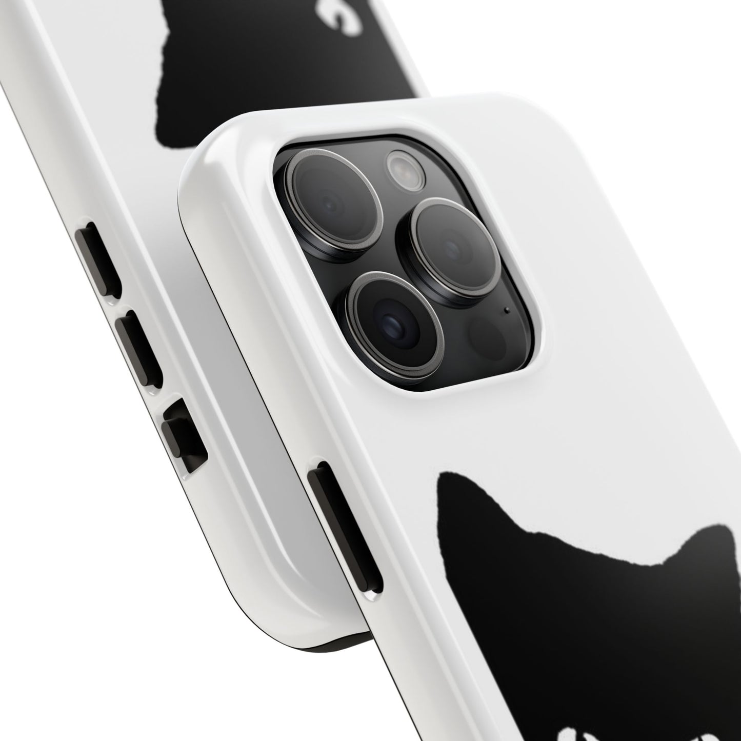 Funda resistente para teléfono Black Cat: protección duradera con un diseño divertido