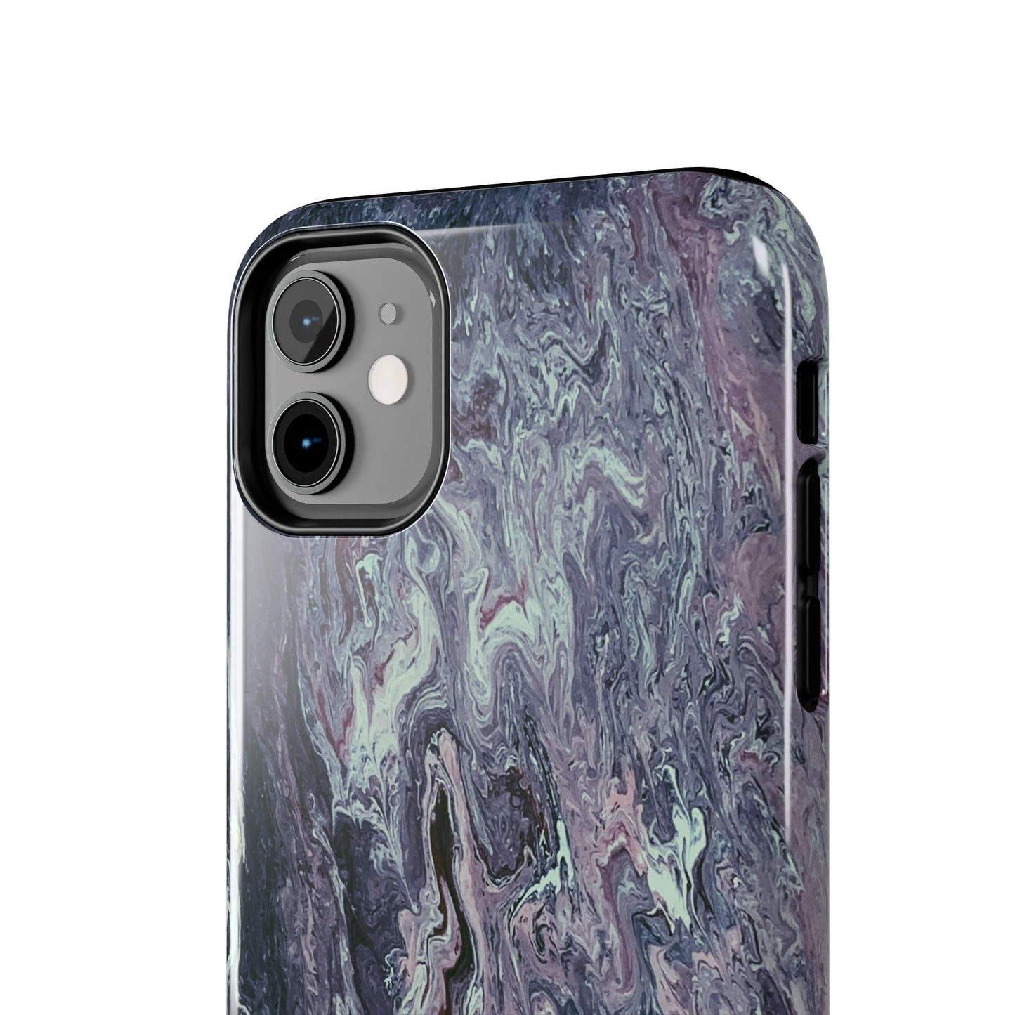 Funda resistente con diseño de mármol: protección elegante para el día a día