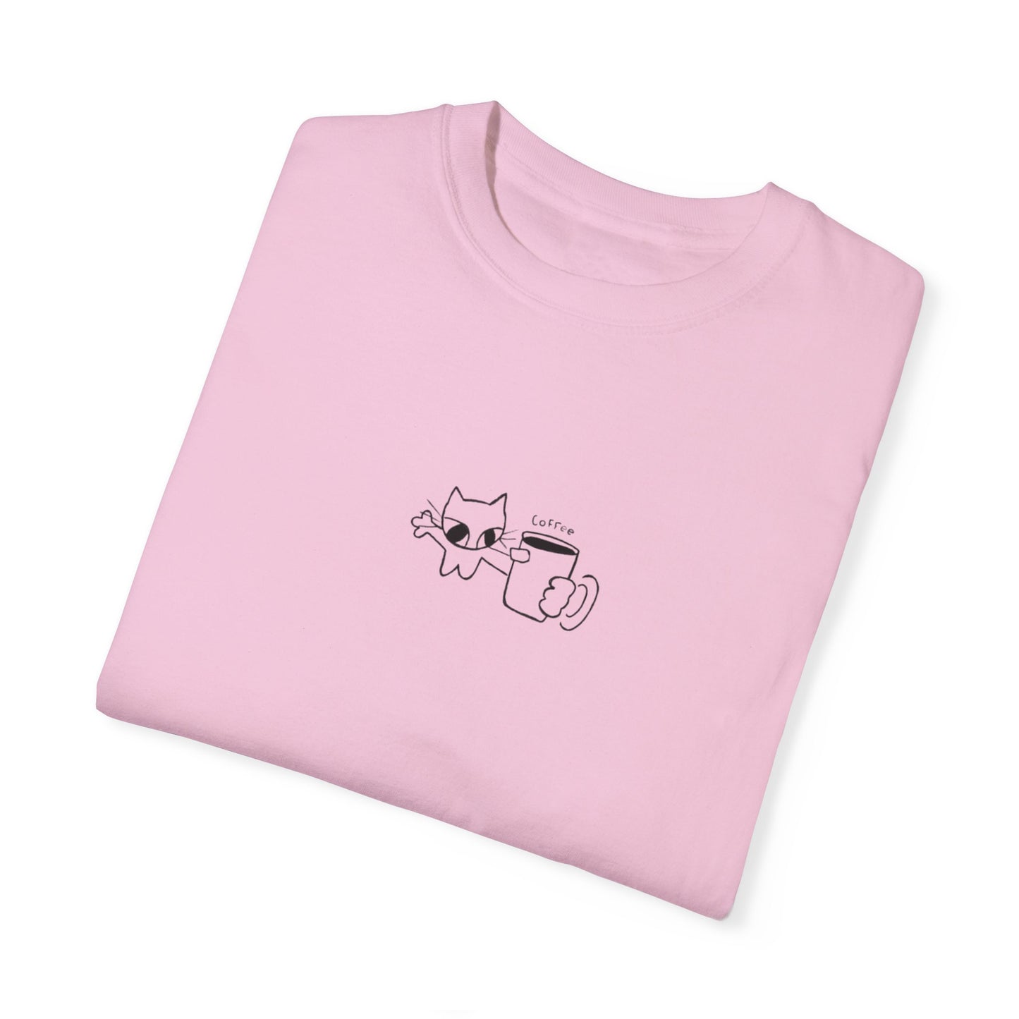 Camiseta unisex teñida en prenda - Para amantes del café