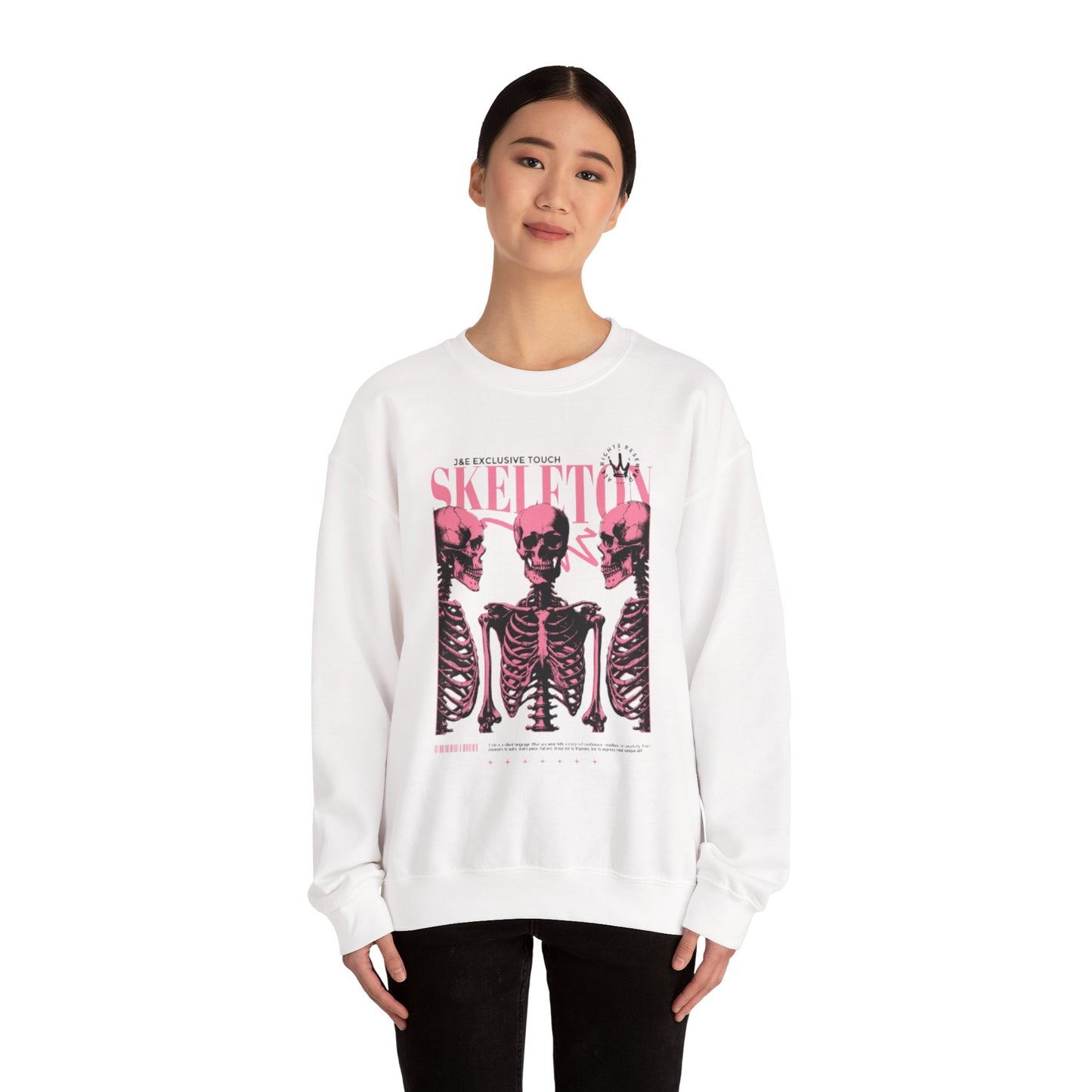 Graphic Unisex Crewneck Sweatshirt - Skeleton