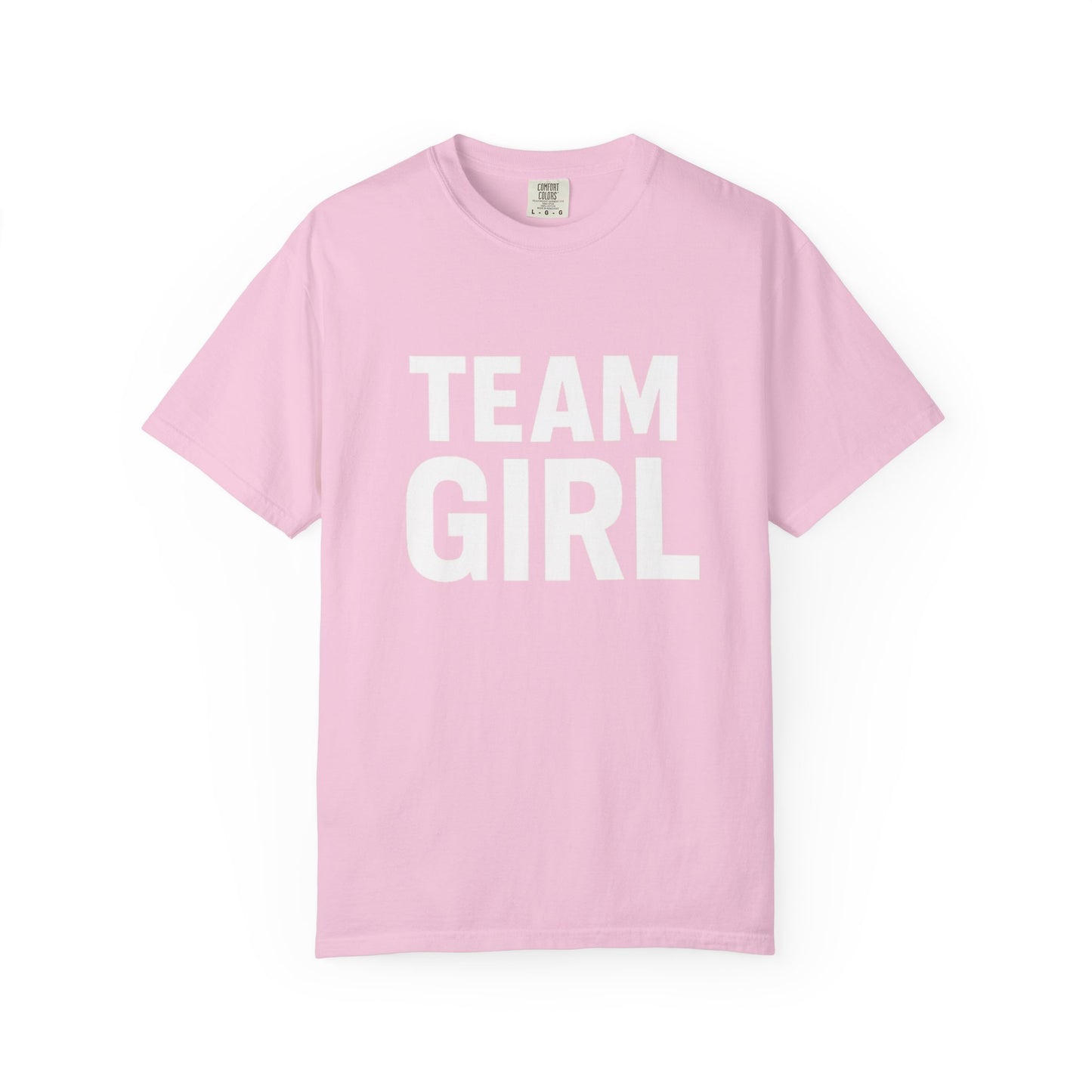 Team Girl Unisex Garment-Dyed T-Shirt, Cute Casual Top, Gift for Her, Birthday Gift, Girls' Day T-Shirt