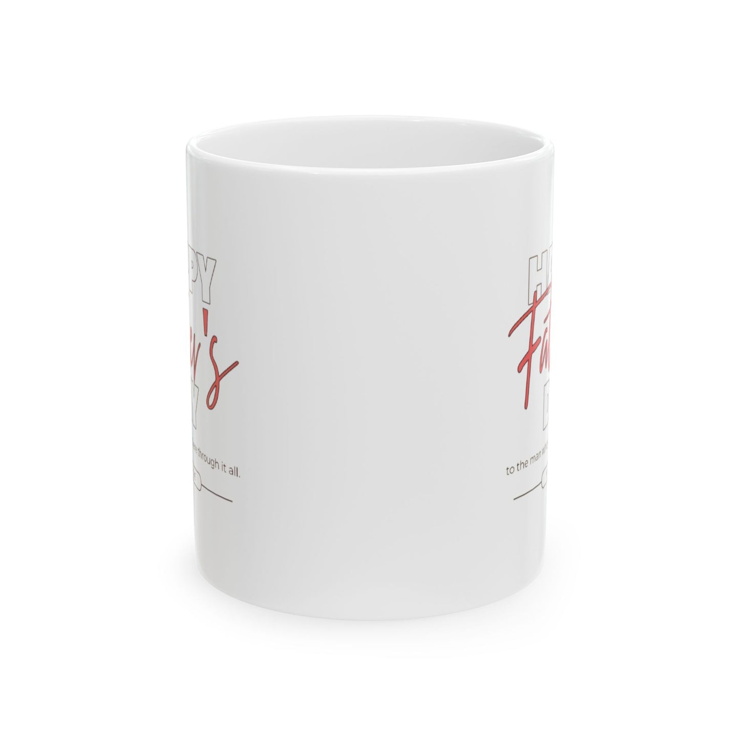 Funny Happy Mug - Perfect Gift for Father's Day | Ceramic Coffee Cups