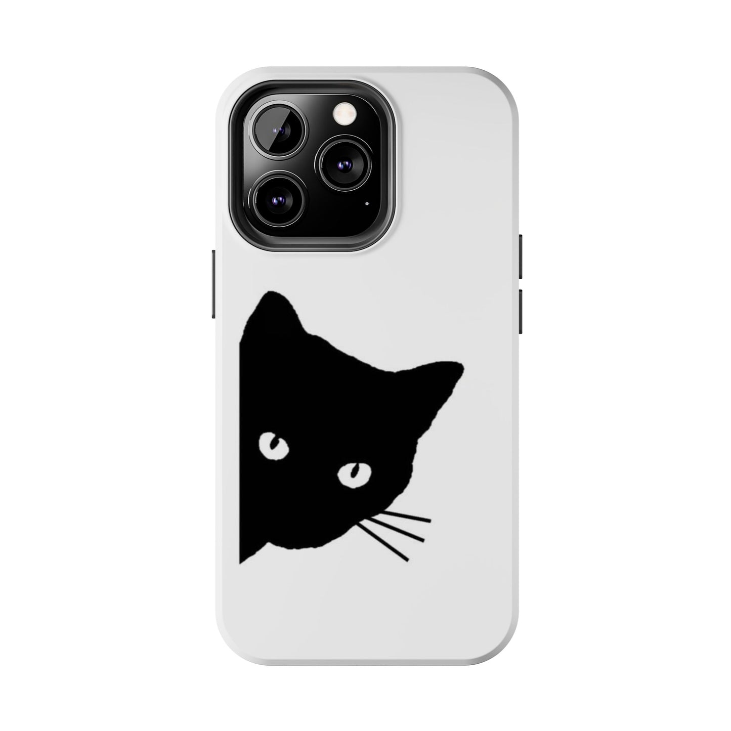 Funda resistente para teléfono Black Cat: protección duradera con un diseño divertido