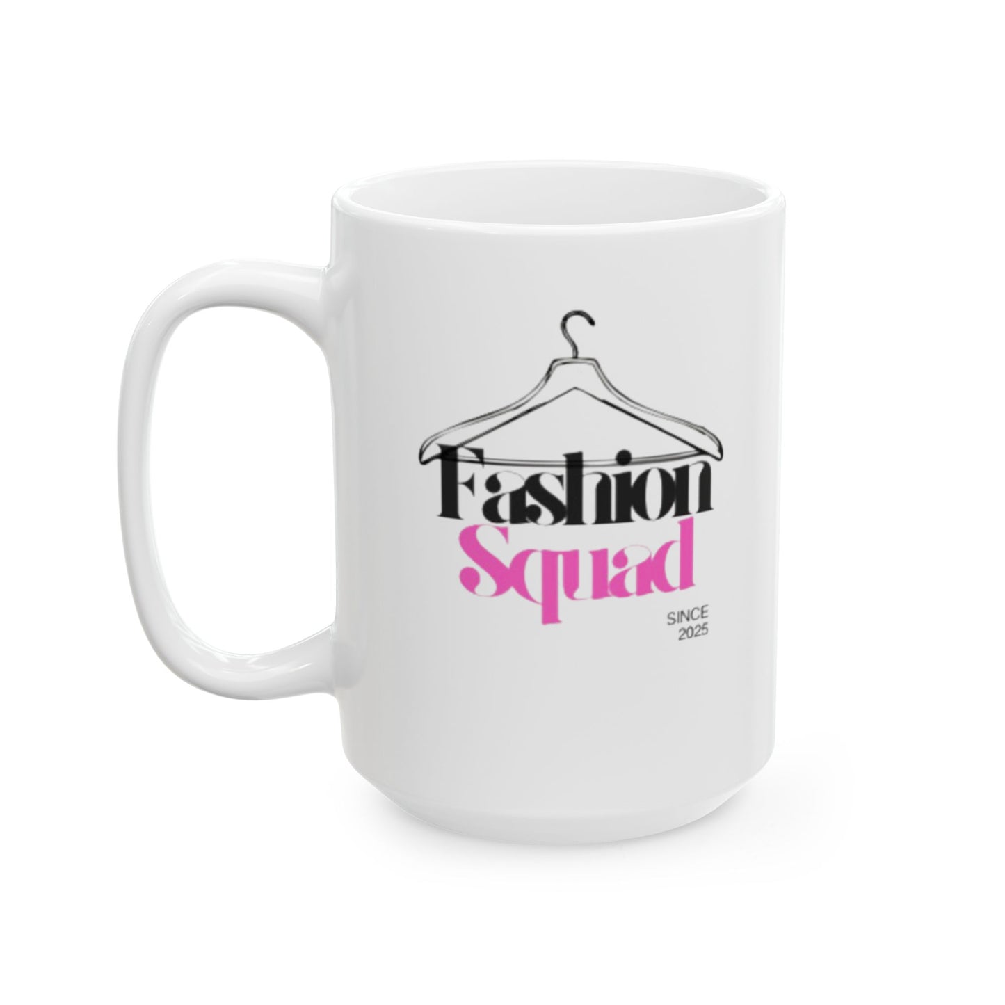 Taza de cerámica Fashion Squad: una elegante taza de café para quienes marcan tendencia