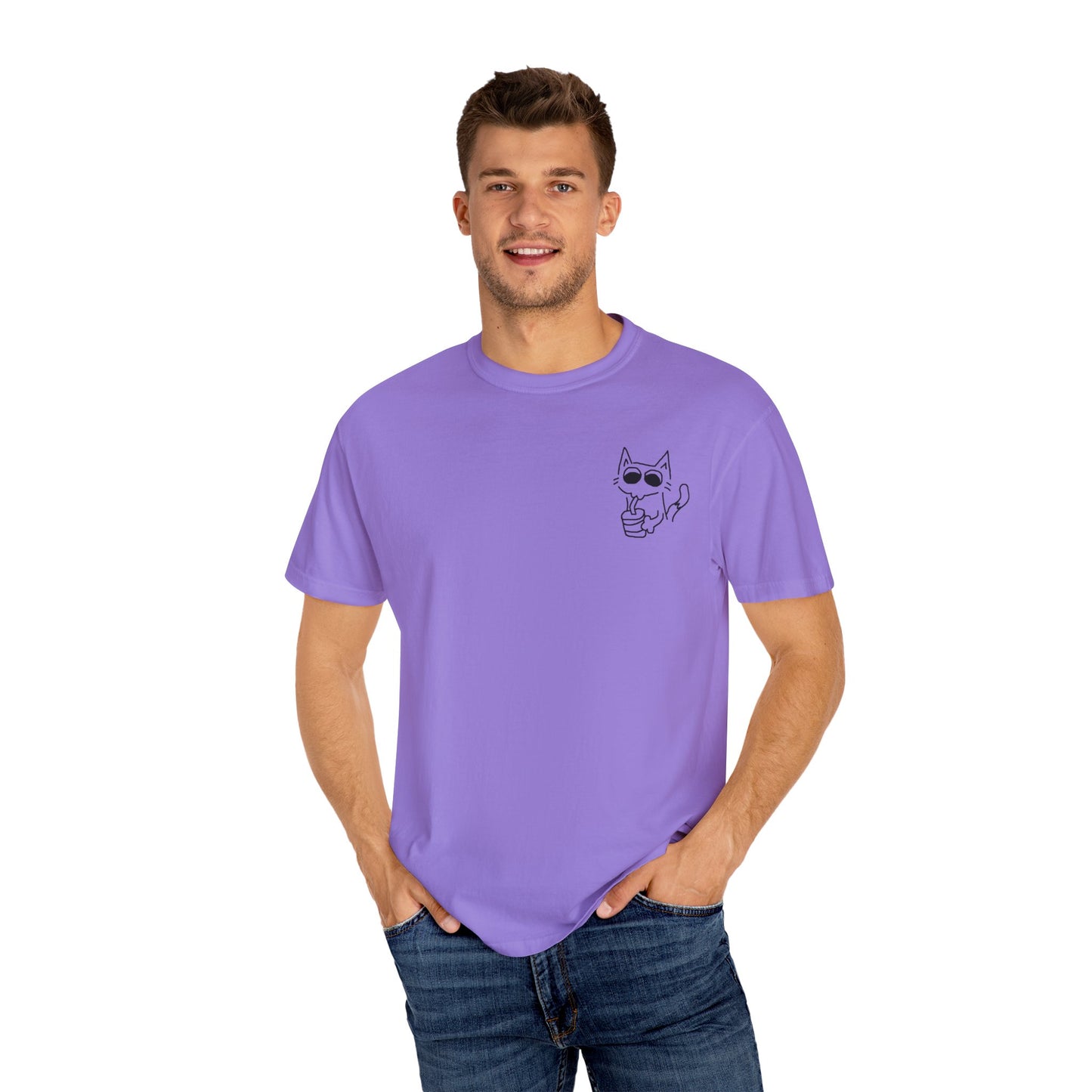 Camiseta gráfica unisex - Gato divertido