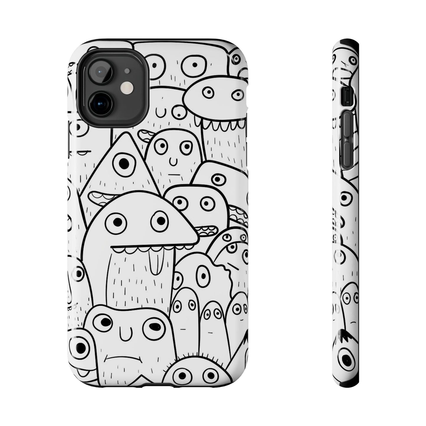Fundas resistentes para teléfono de Monstruos Aventureros: Diseño divertido de Monstruos para niños y adolescentes