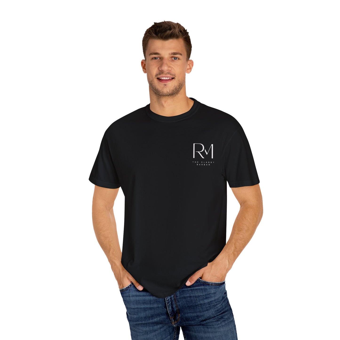 Camiseta unisex teñida - Classy Barbers - Ropa informal perfecta y comodidad para el día a día