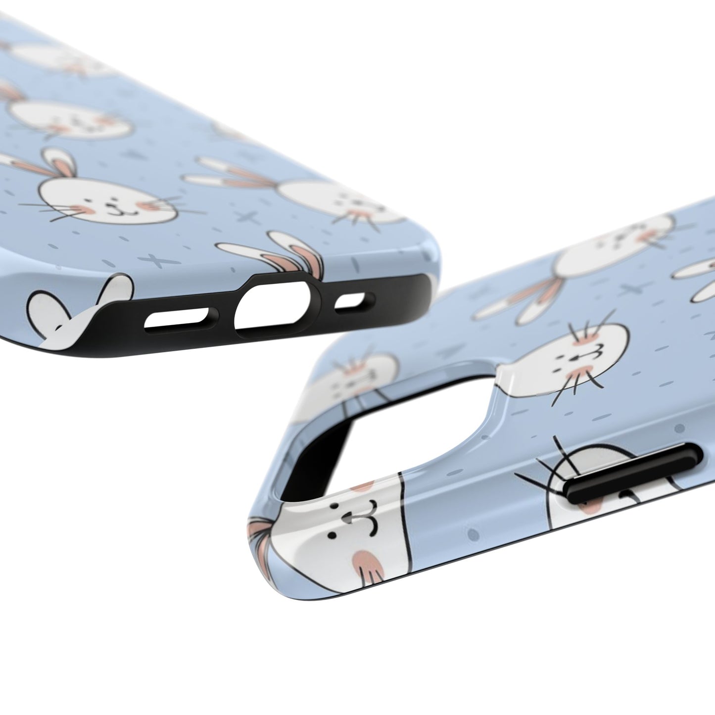 Funda resistente con diseño de conejito: protección duradera para los amantes de la Pascua y la primavera.