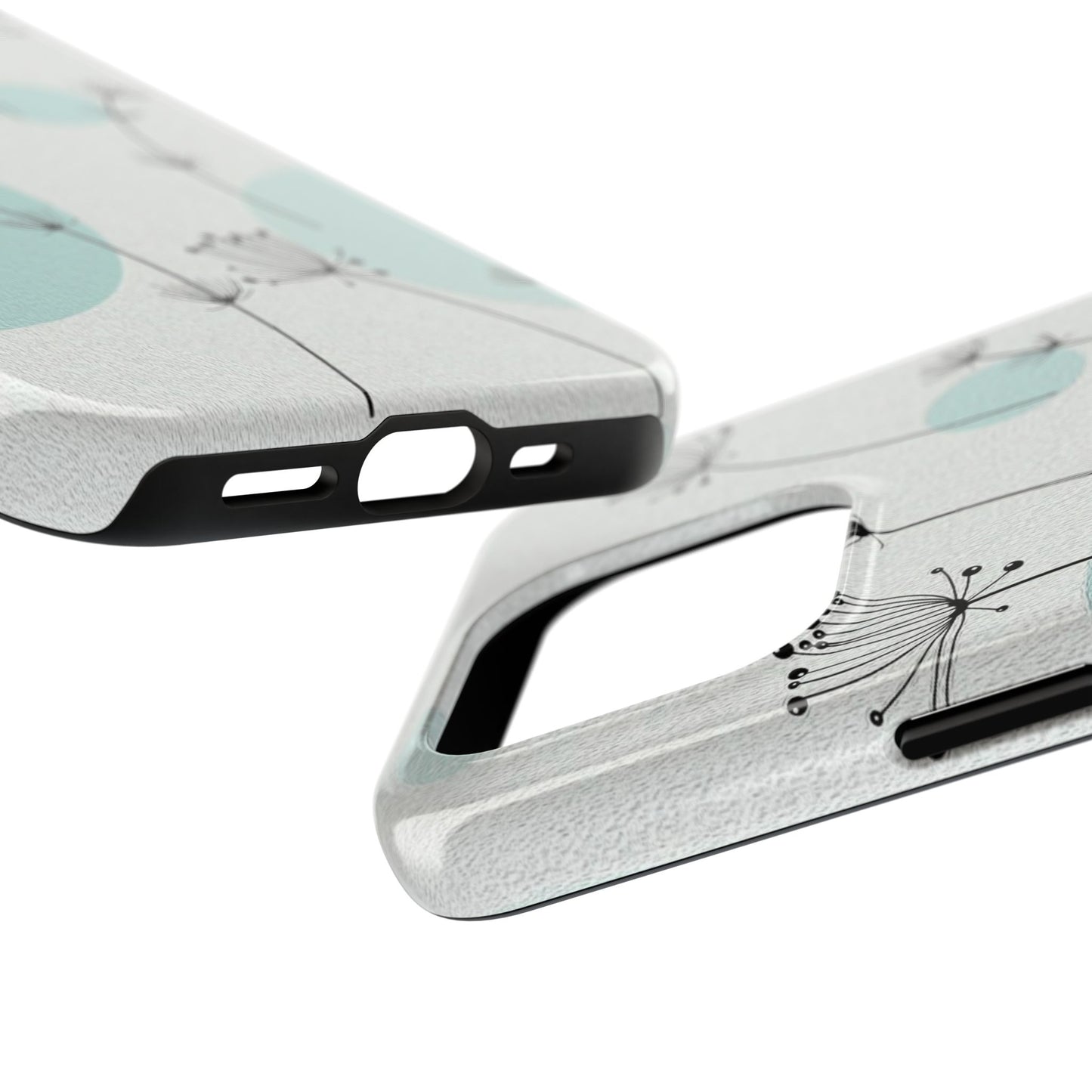 Elegante funda resistente con diseño floral: protección duradera con un diseño inspirado en la naturaleza.