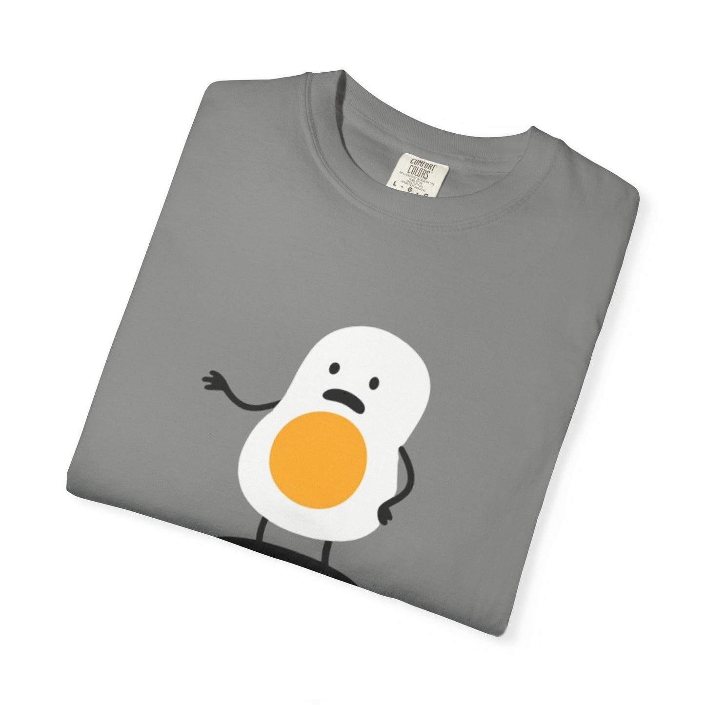 Funny Egg Graphic Unisex T-Shirt, Humorous Gift for Food Lovers, Casual Wear, Kitchen Aesthetic, Perfect for Birthdays or Brunch