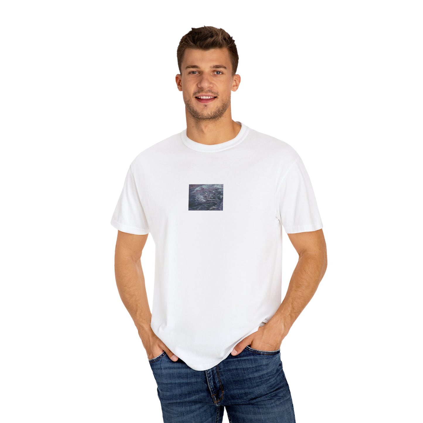 Inspired Unisex Garment-Dyed T-Shirt - Ocean