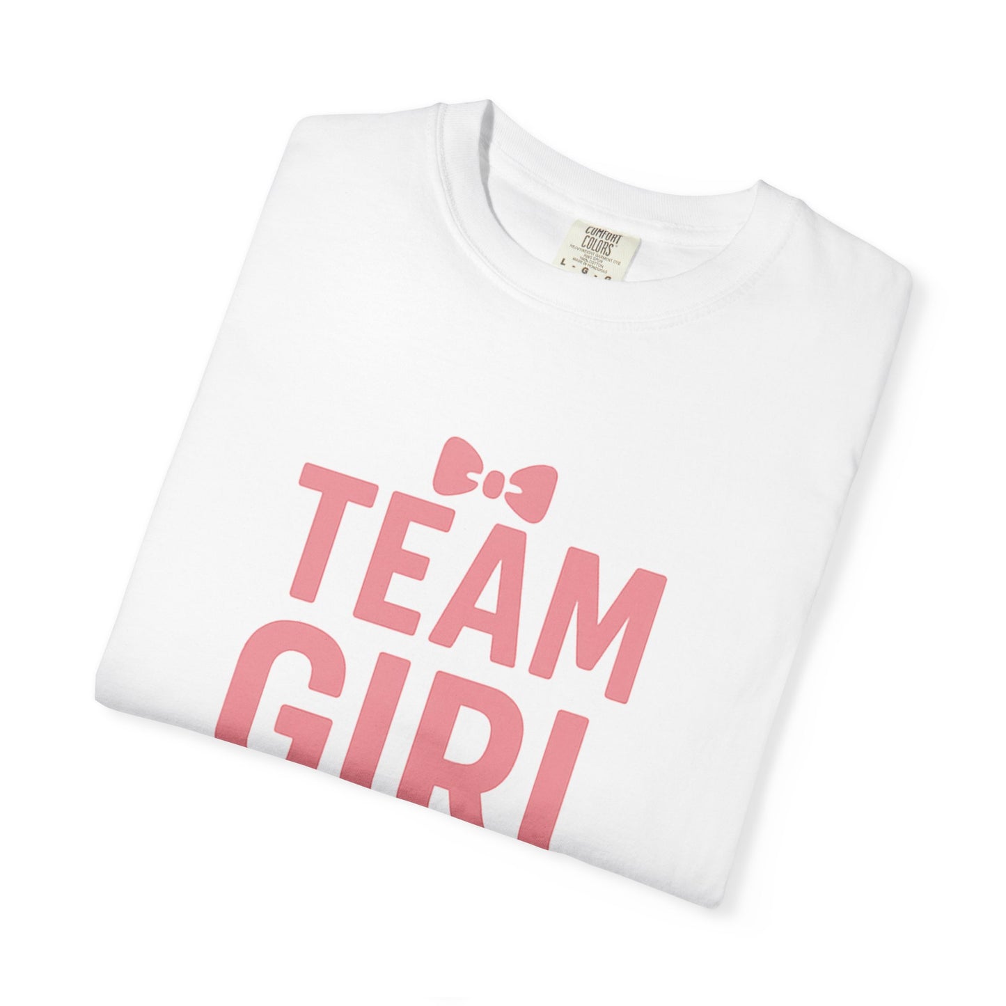 Team Girl Unisex Garment-Dyed T-Shirt, Cute Kids T-Shirt, Birthday Gift, Team Spirit Tee, Casual Outfit