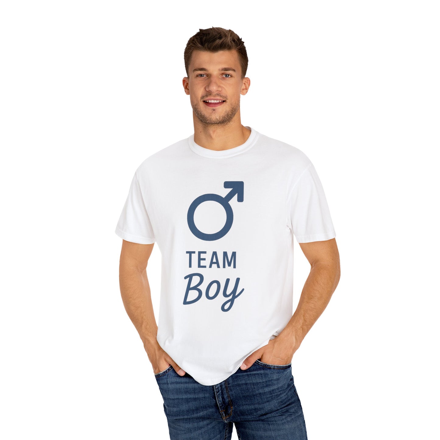 Team Boy Unisex T-shirt, Casual Wear, Baby Shower Gift, New Parent Gift, Everyday Comfort Tee