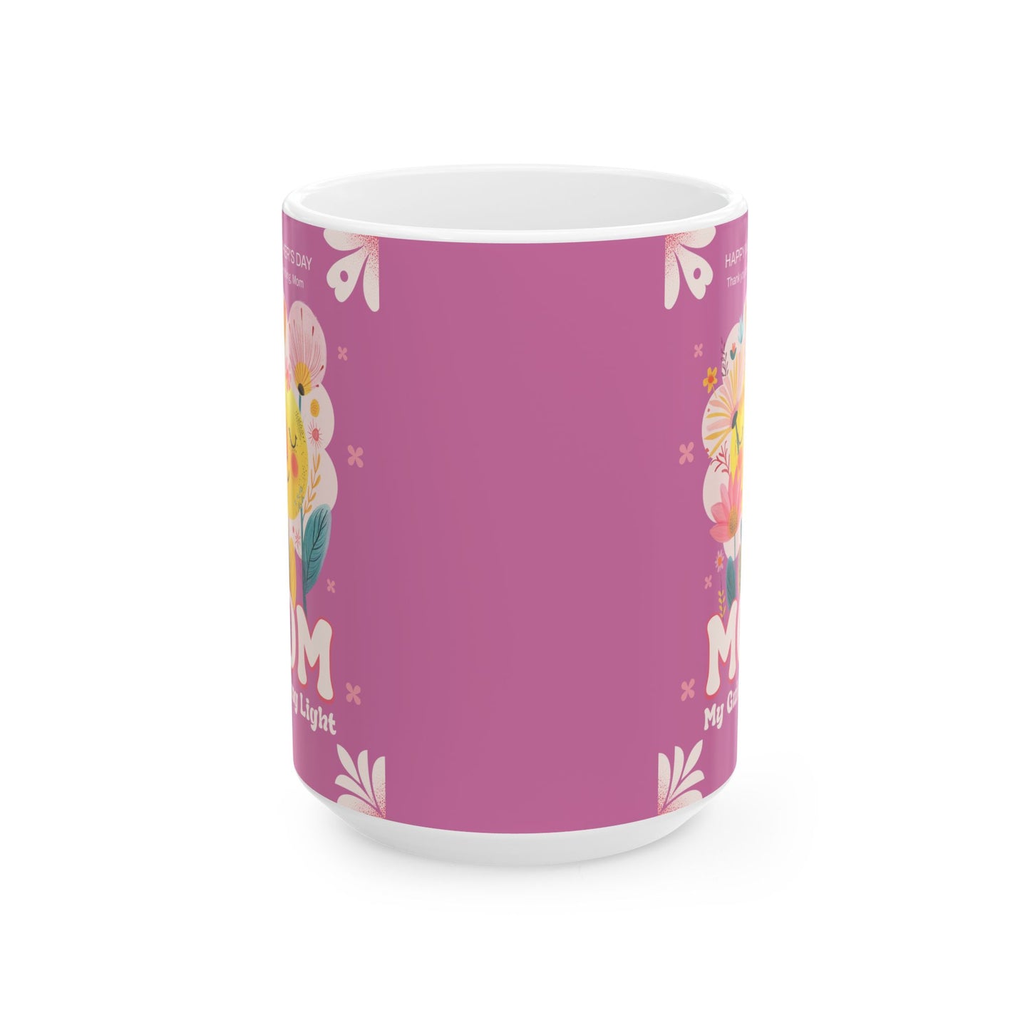 Taza de cerámica "Mamá Guía Luz" - Regalo perfecto para el Día de la Madre