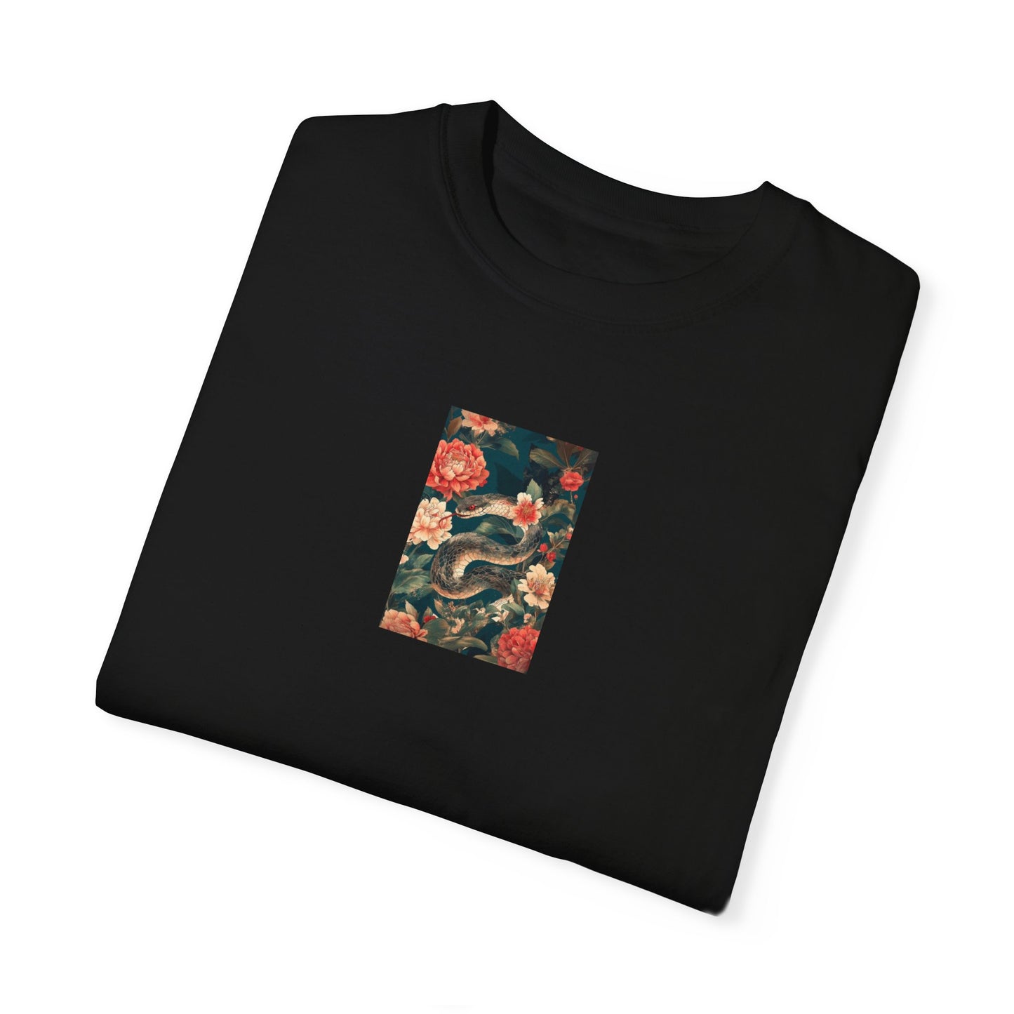 Floral Art Unisex T-Shirt - Vintage Style Graphic Tee for Casual Wear