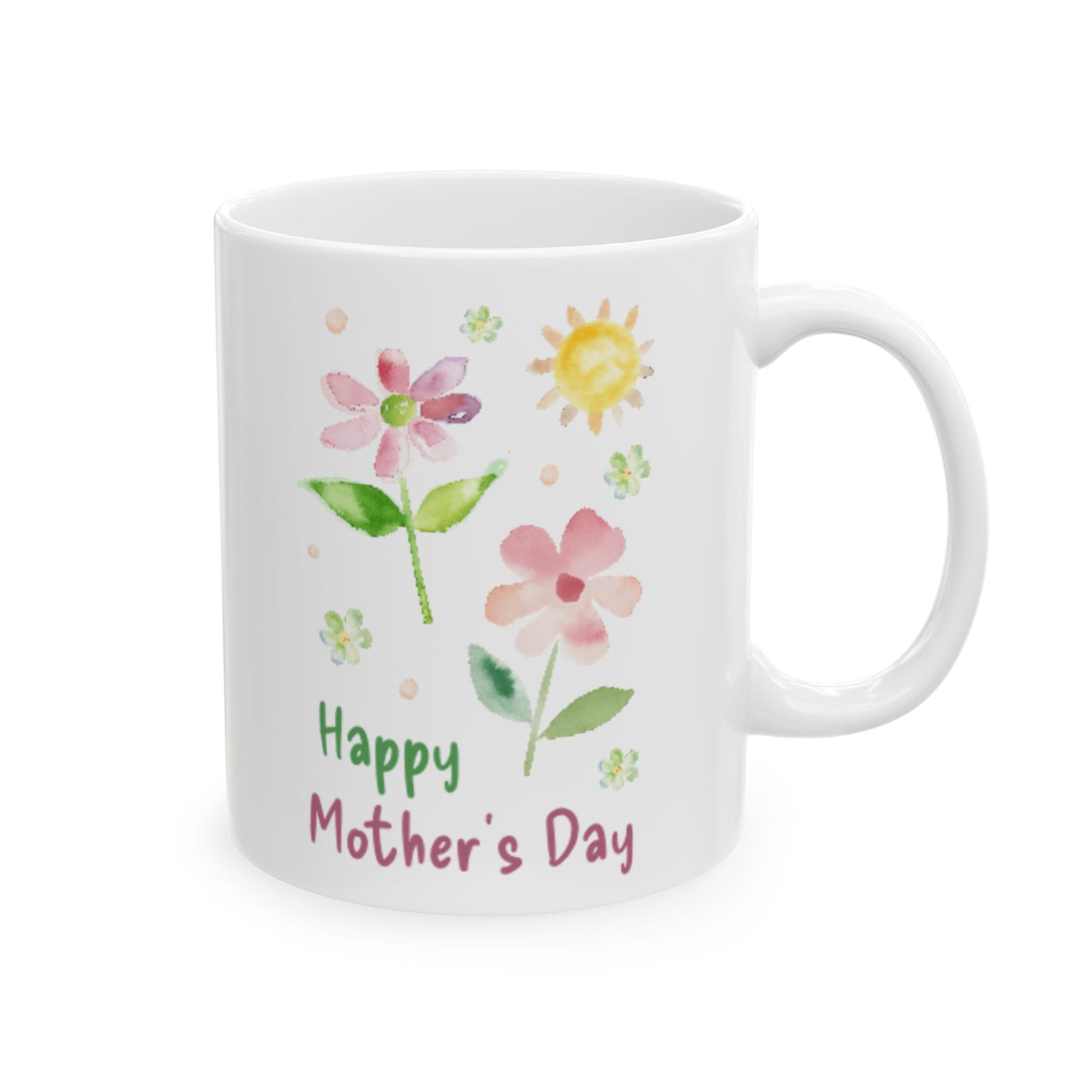 Happy Mother's Day Floral Ceramic Mug