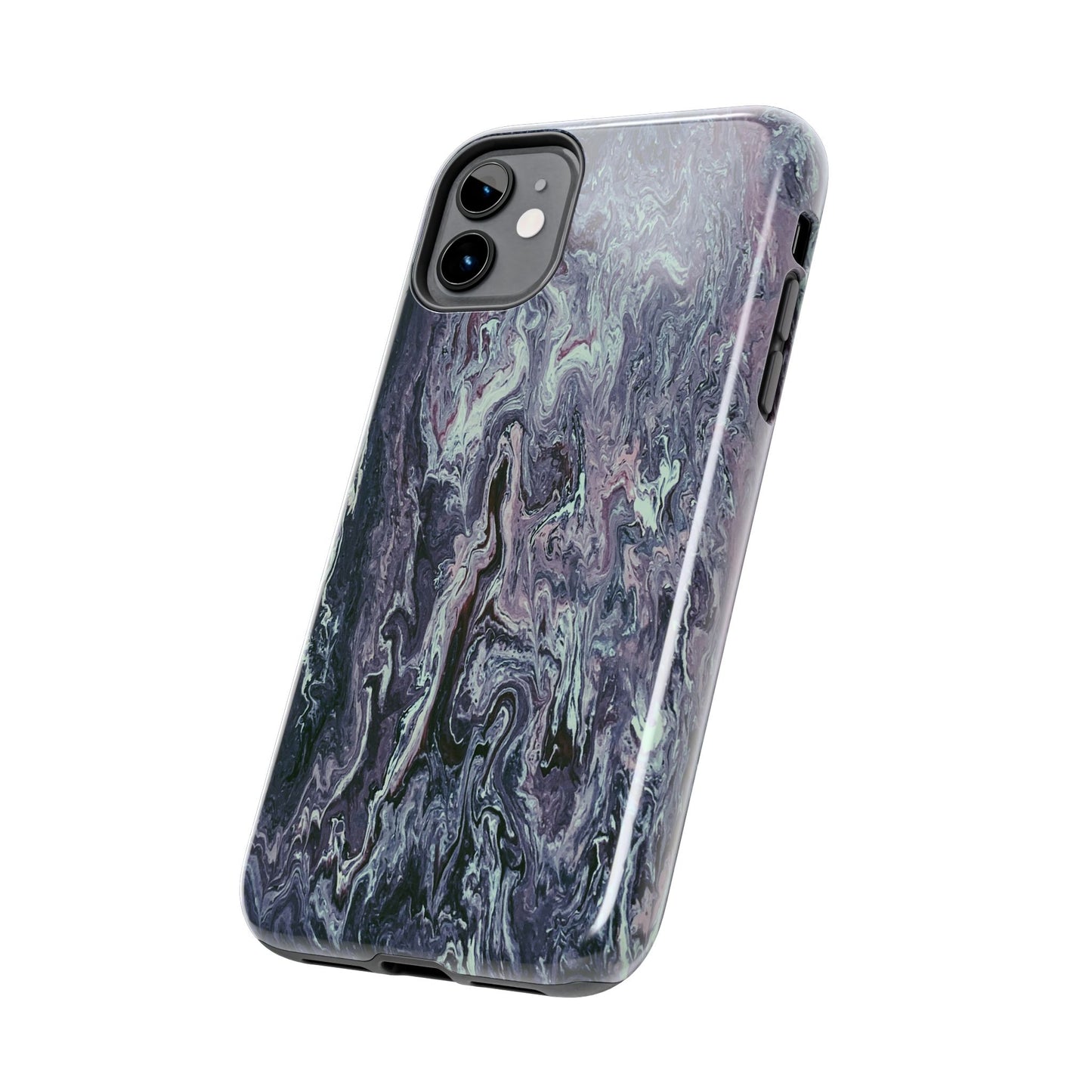 Funda resistente con diseño de mármol: protección elegante para el día a día