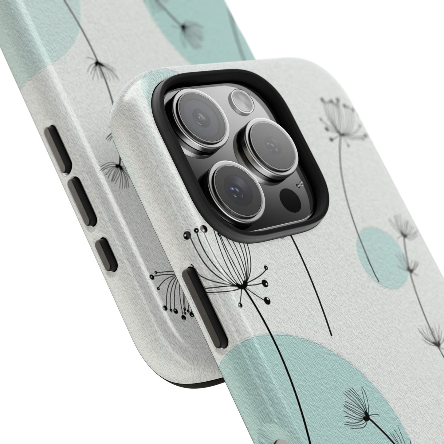 Elegante funda resistente con diseño floral: protección duradera con un diseño inspirado en la naturaleza.