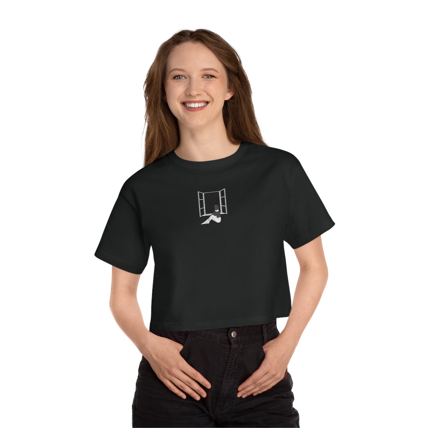 Camiseta corta Champion para mujer: ropa informal elegante y cómoda
