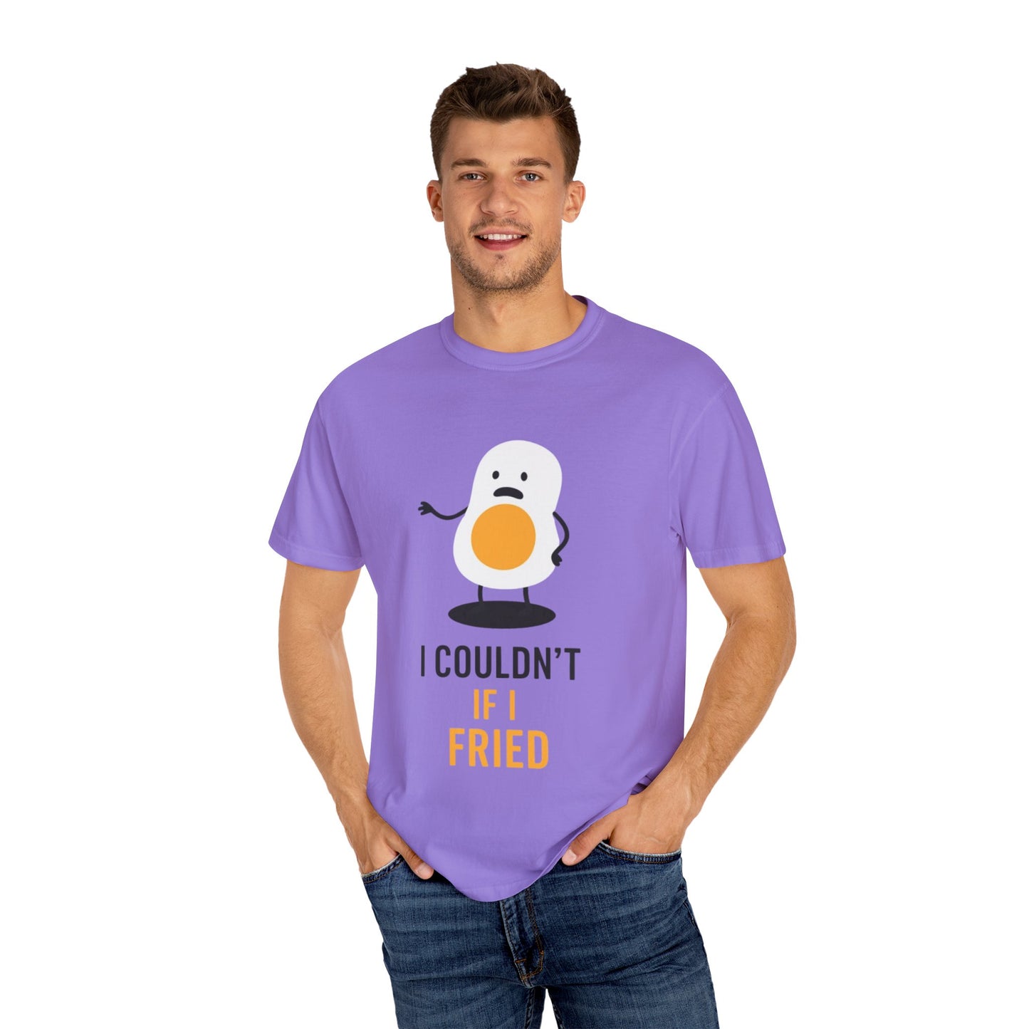 Funny Egg Graphic Unisex T-Shirt, Humorous Gift for Food Lovers, Casual Wear, Kitchen Aesthetic, Perfect for Birthdays or Brunch