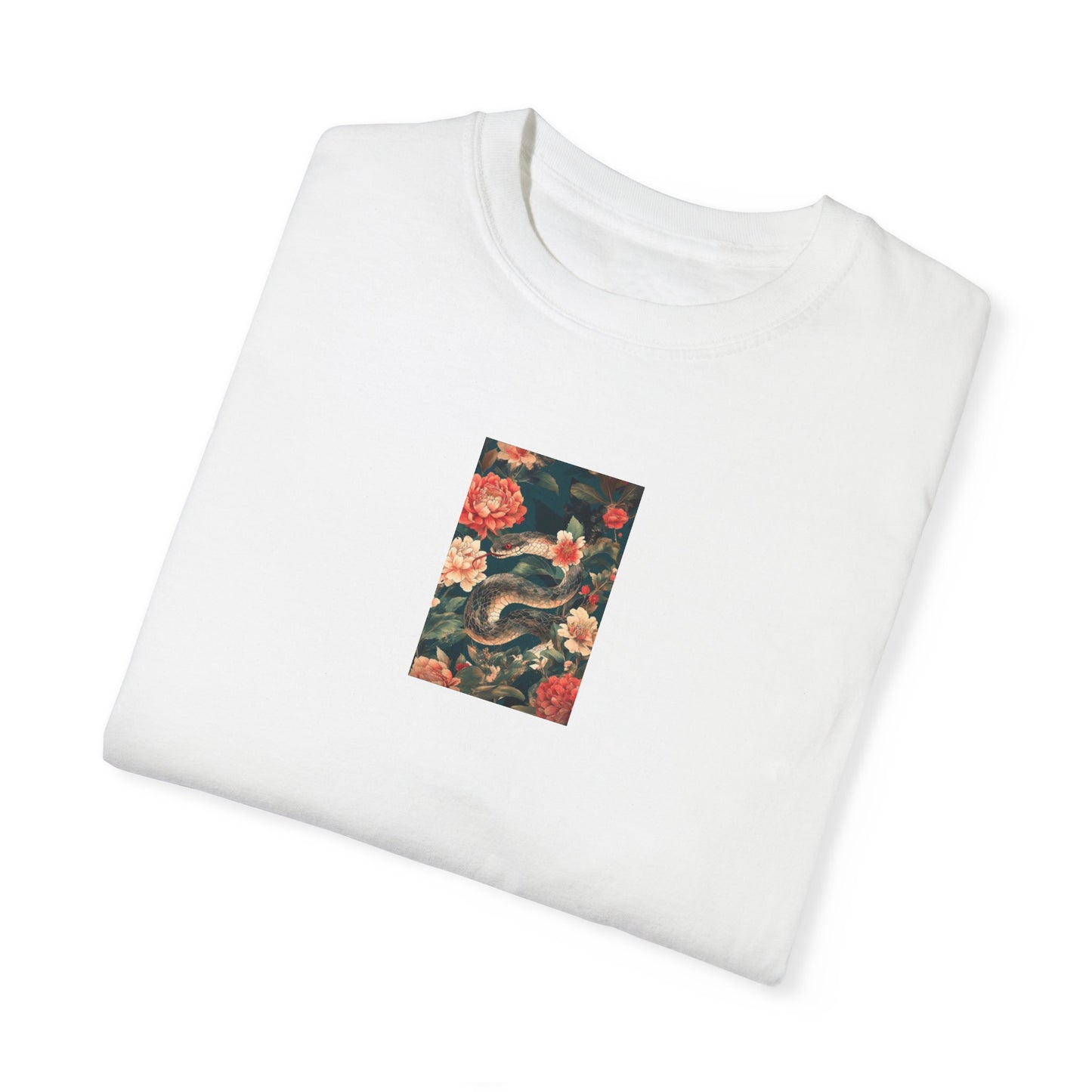 Floral Art Unisex T-Shirt - Vintage Style Graphic Tee for Casual Wear