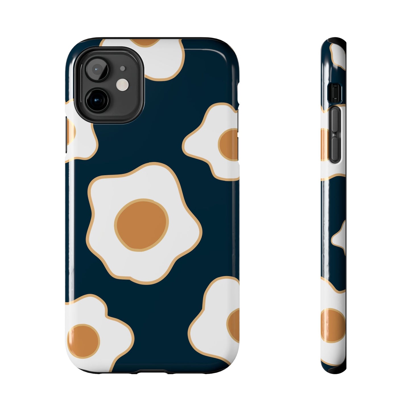 Funda para teléfono con estampado de huevo: protección resistente y elegante