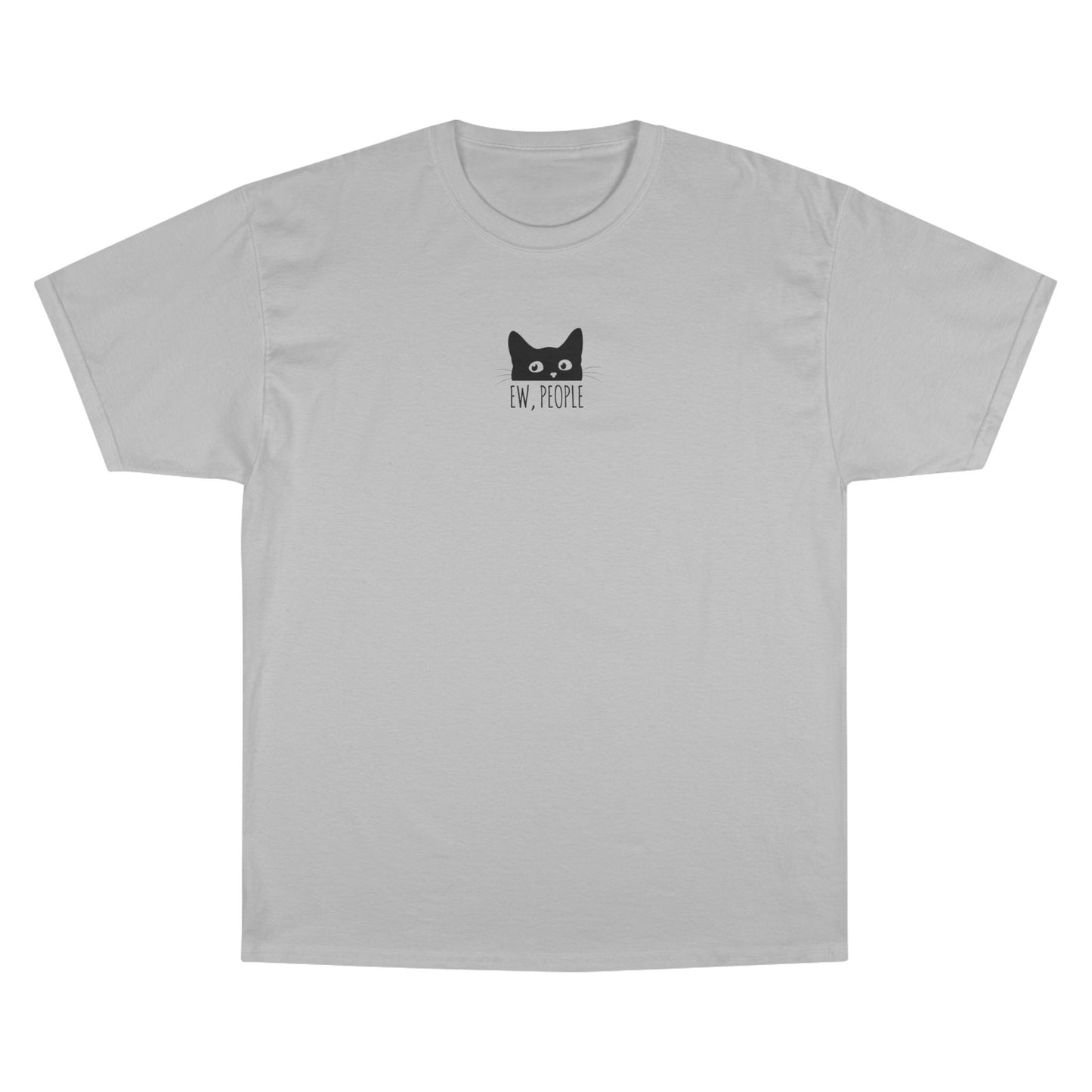 Camiseta Champion: Camiseta de gato «¡Qué asco!» para introvertidos