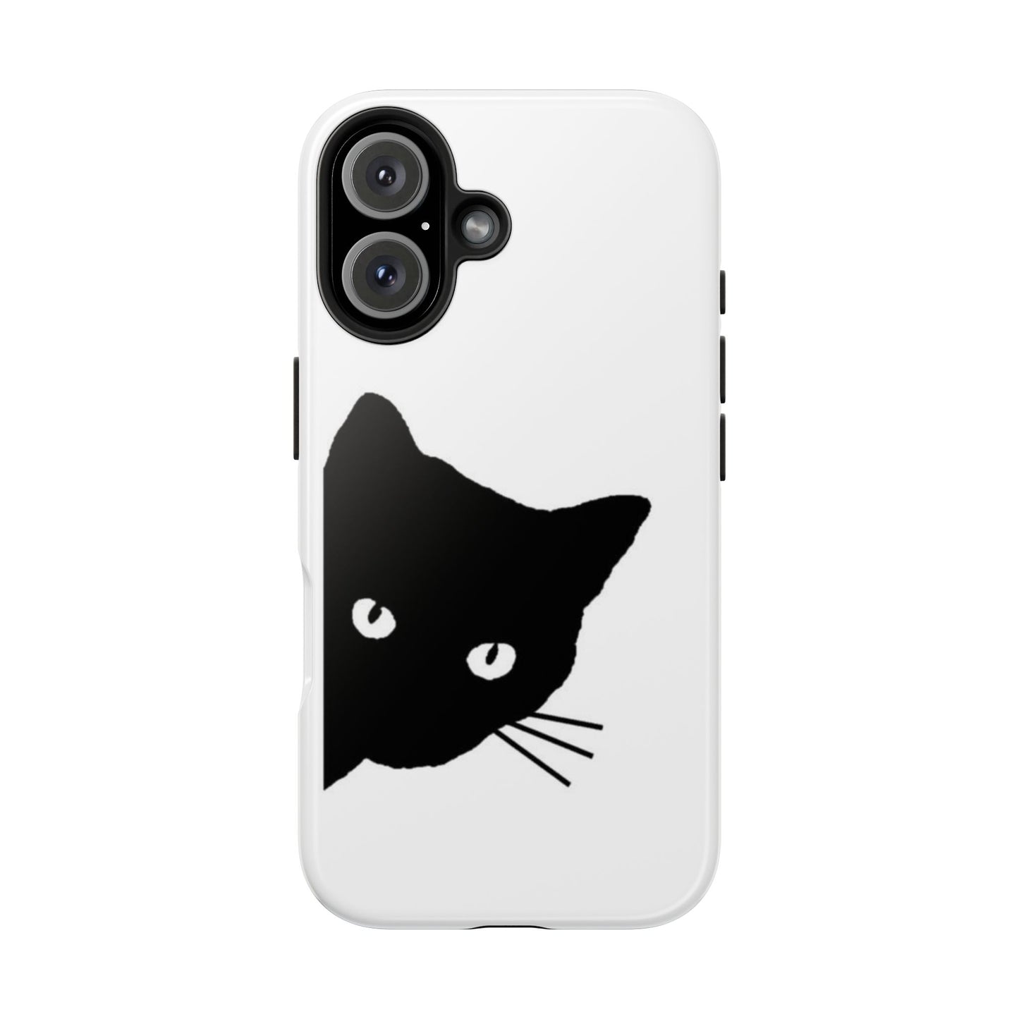 Funda resistente para teléfono Black Cat: protección duradera con un diseño divertido