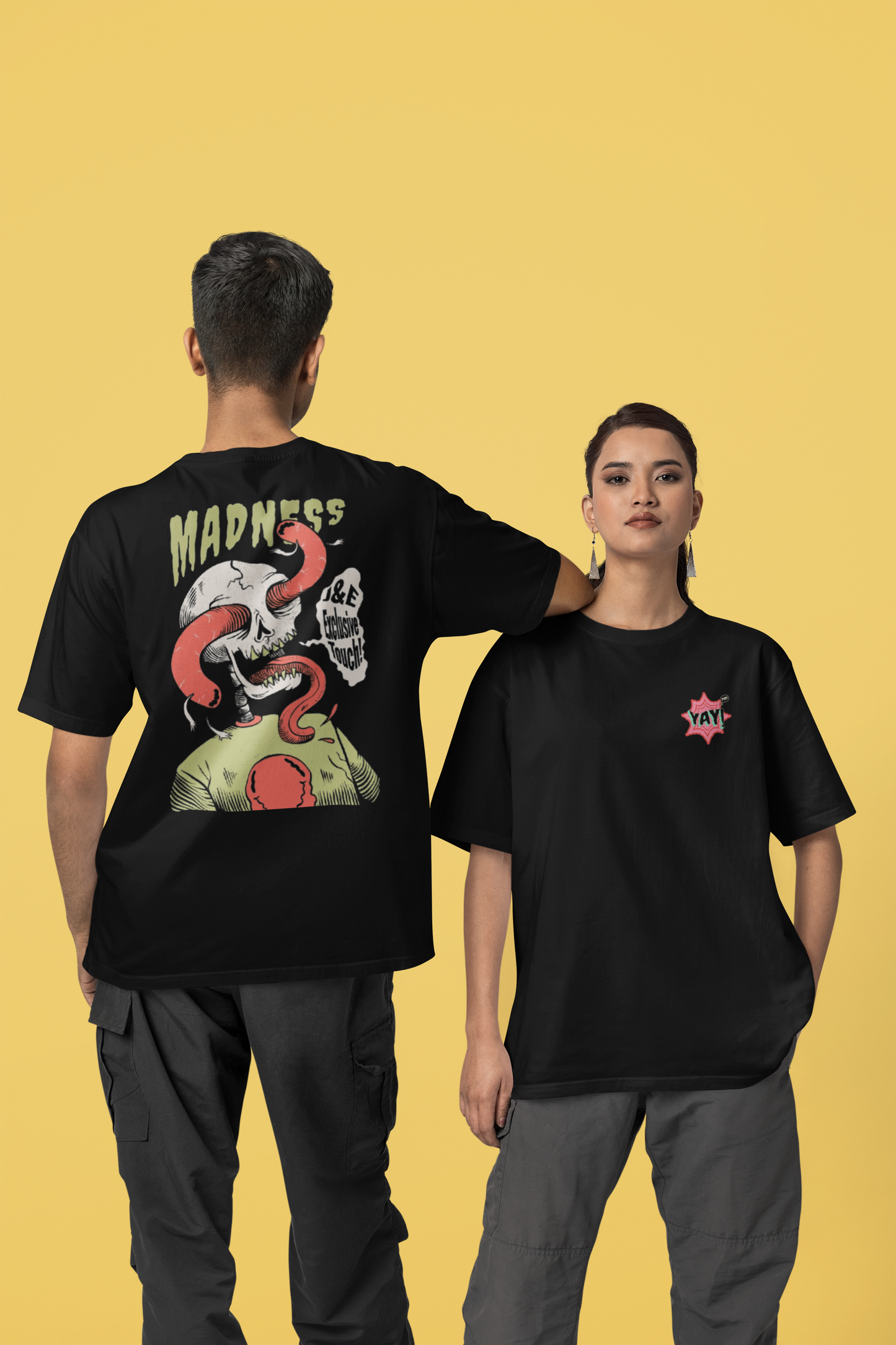 Sudadera unisex premium Madness (estampado frontal y posterior)