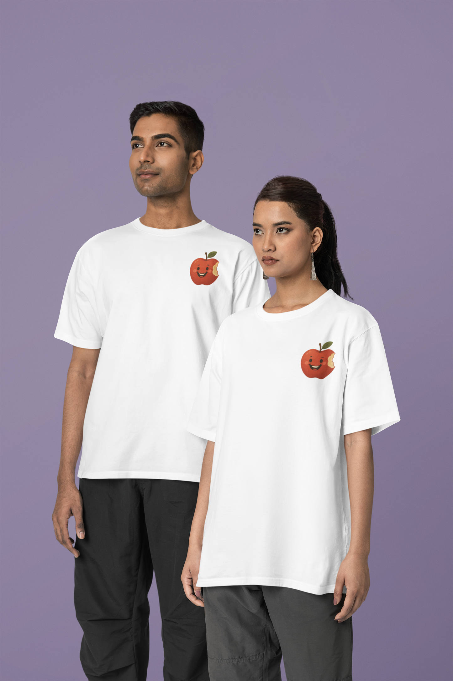 Apple Graphic Unisex T-Shirt - Casual Style for Everyday Wear