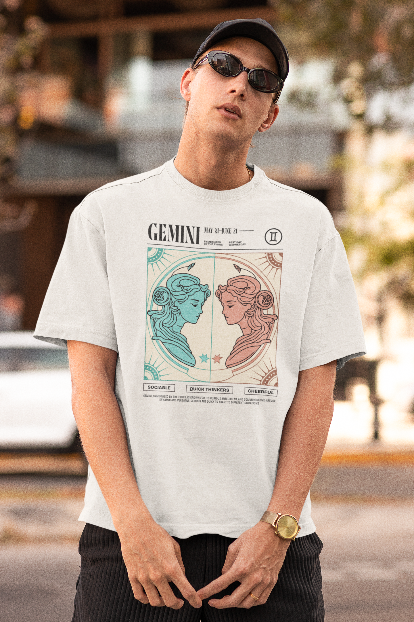 Gemini Horoscope Unisex Garment-Dyed T-Shirt