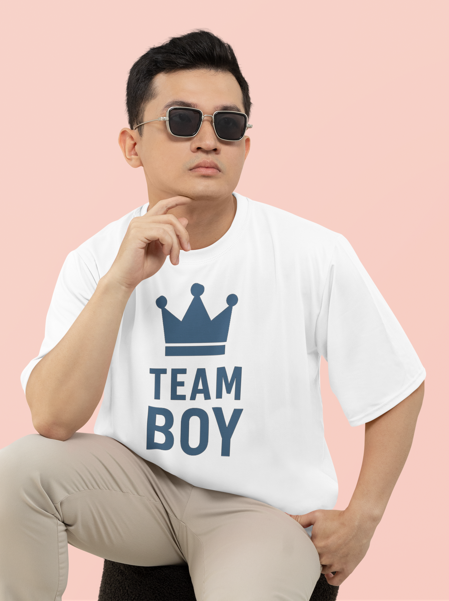 Team Boy T-Shirt, Unisex Tee for Baby Showers, Birthday Parties, Family Gatherings, Thoughtful Gift for Expecting Parents