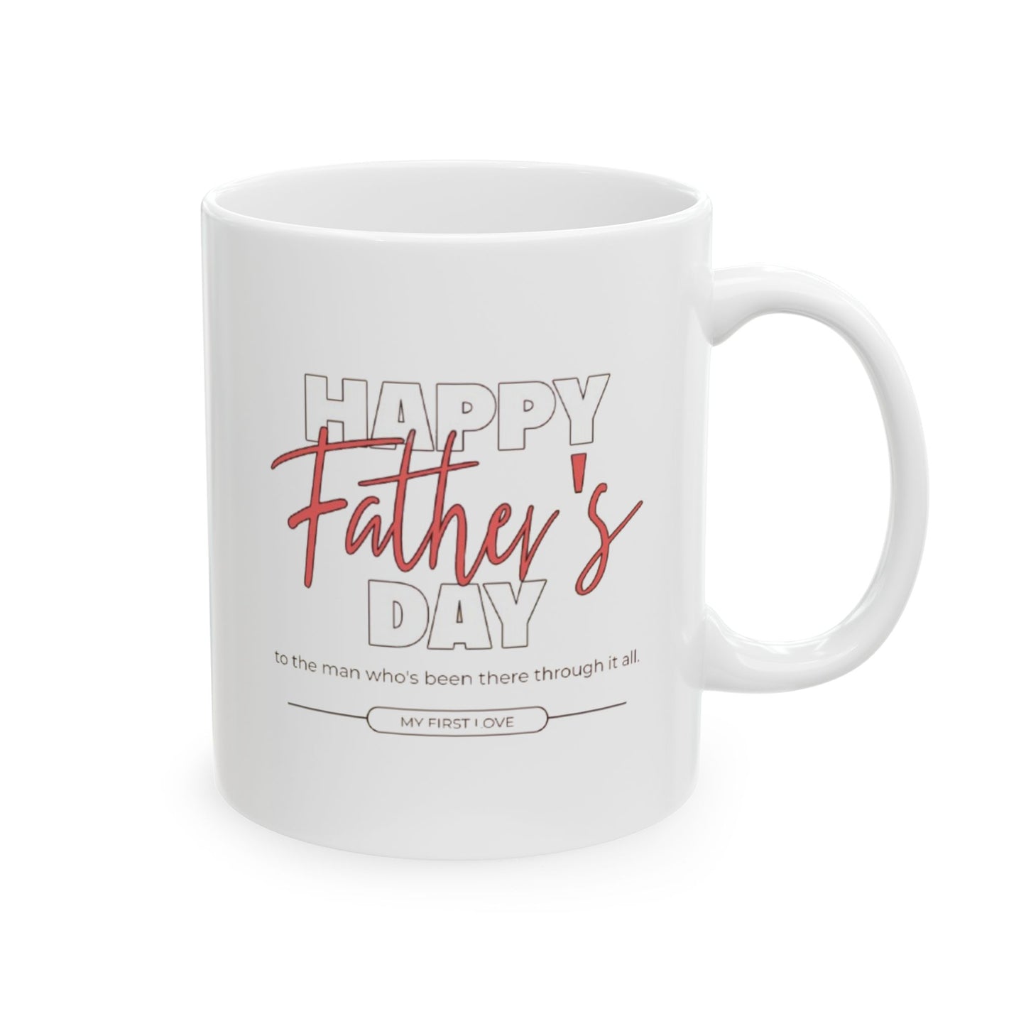 Funny Happy Mug - Perfect Gift for Father's Day | Ceramic Coffee Cups