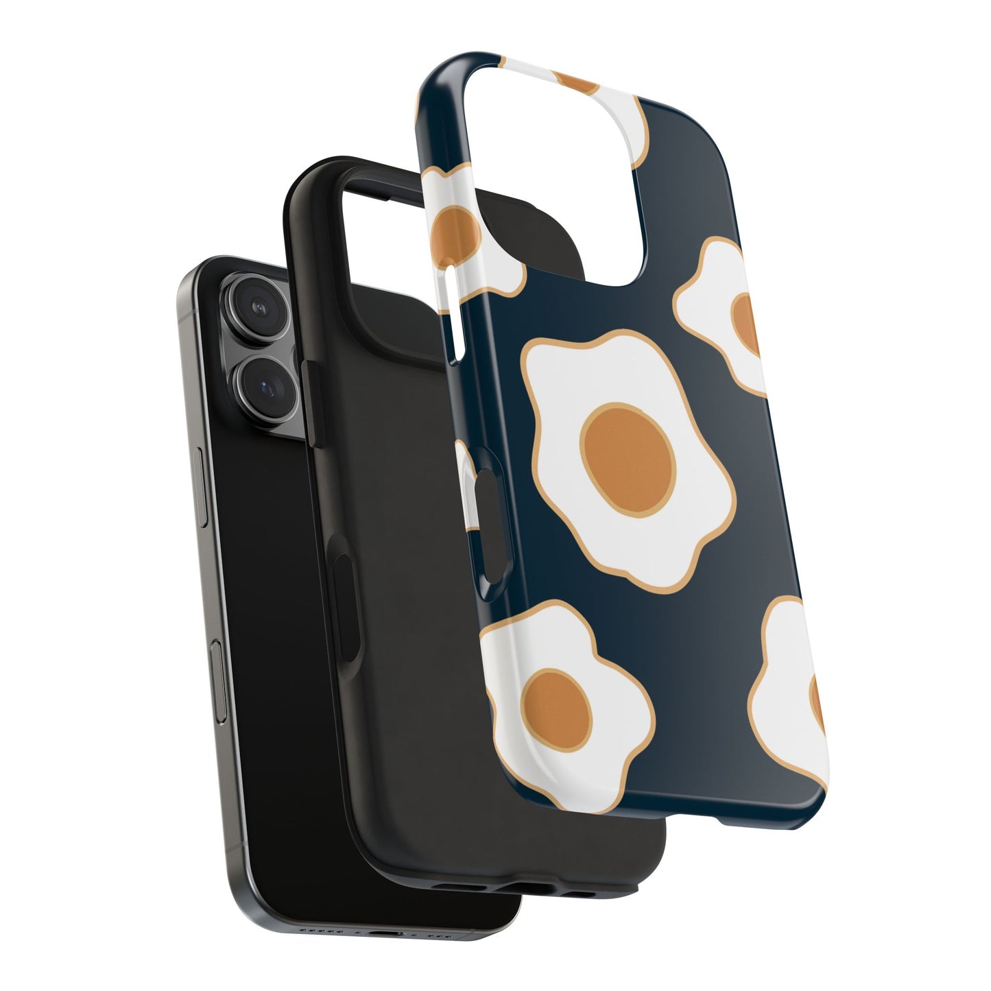 Funda para teléfono con estampado de huevo: protección resistente y elegante