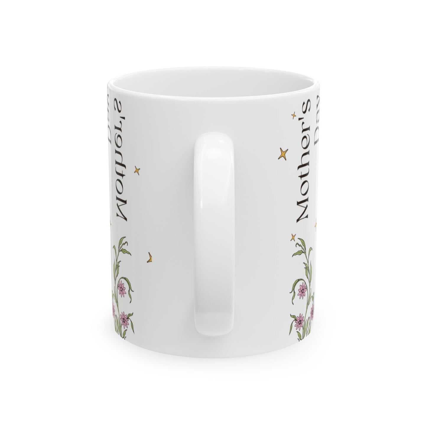 Taza de cerámica para el Día de la Madre con diseño floral para regalar