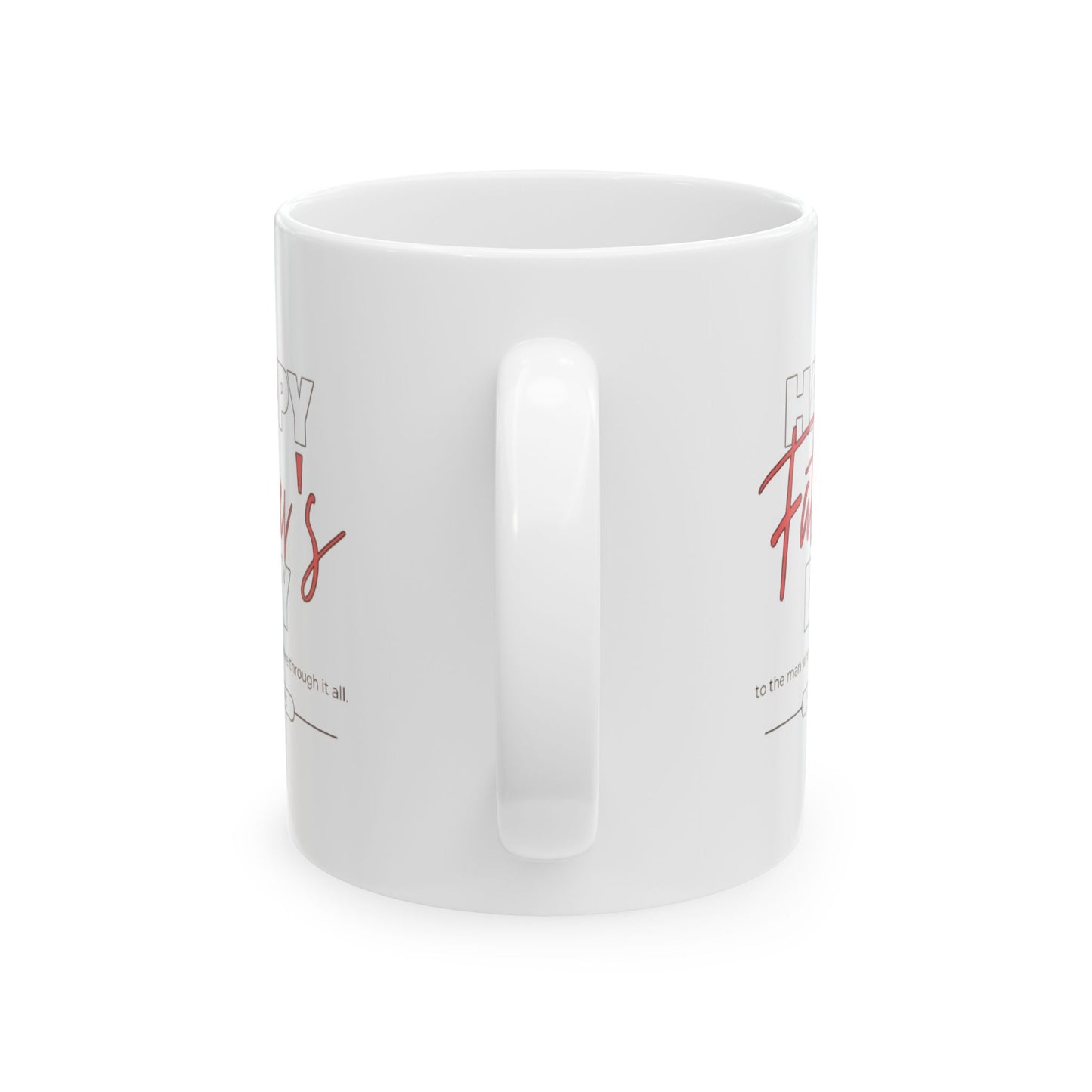 Funny Happy Mug - Perfect Gift for Father's Day | Ceramic Coffee Cups