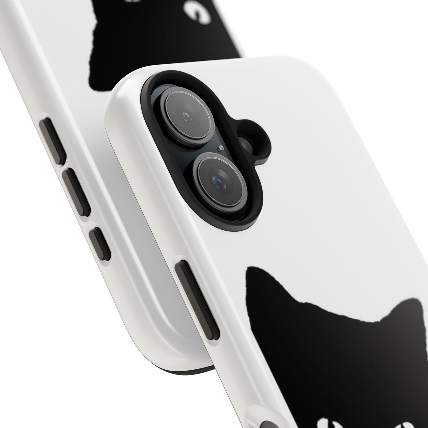 Funda resistente para teléfono Black Cat: protección duradera con un diseño divertido