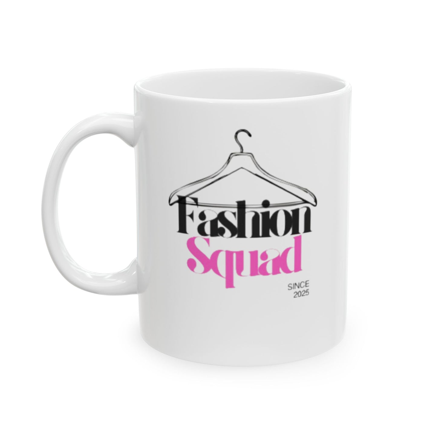 Taza de cerámica Fashion Squad: una elegante taza de café para quienes marcan tendencia
